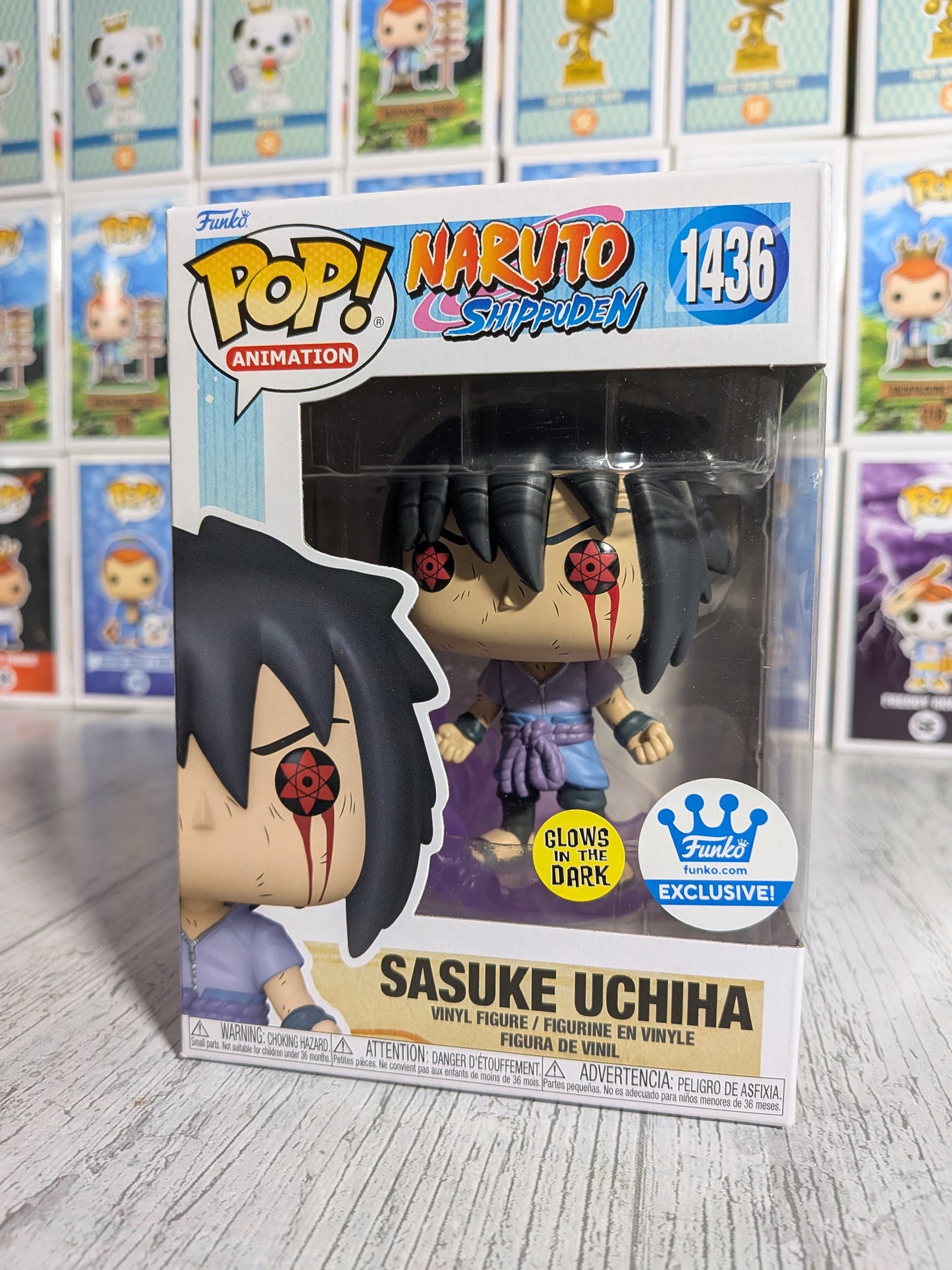 Funko Pop 1436: Sasuke Uchiha (Glow)