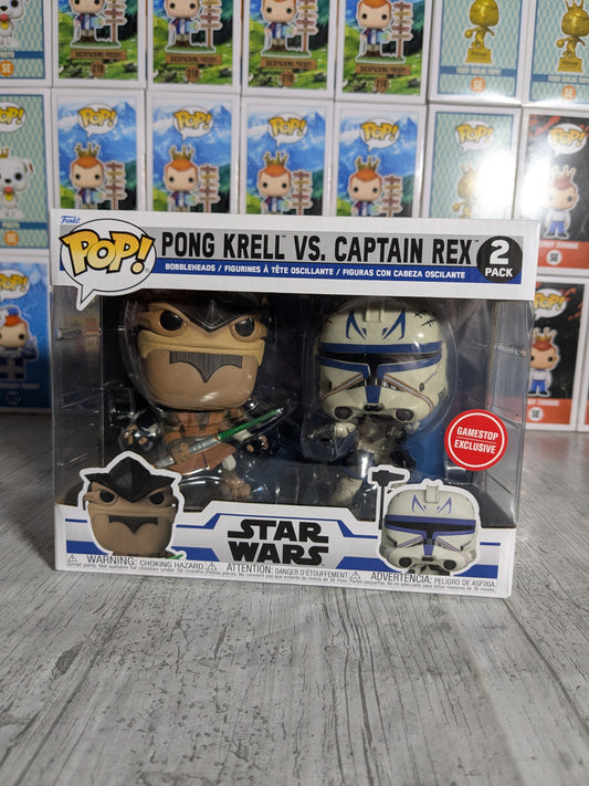 Funko pop : General Pong Krell vs Captain Rex (GameStop)