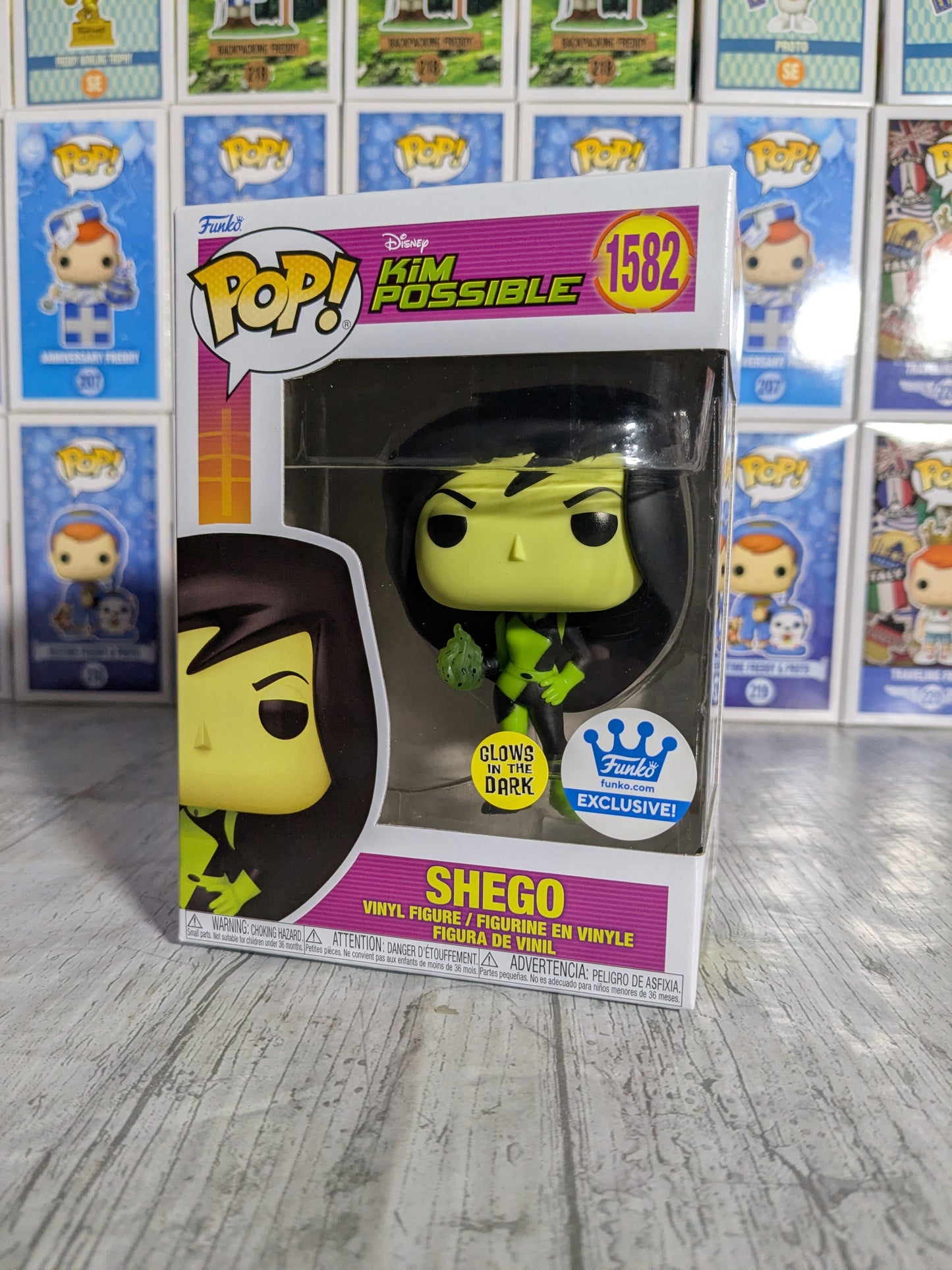 Funko pop Kim Possible #1582 - Shego (Glow)