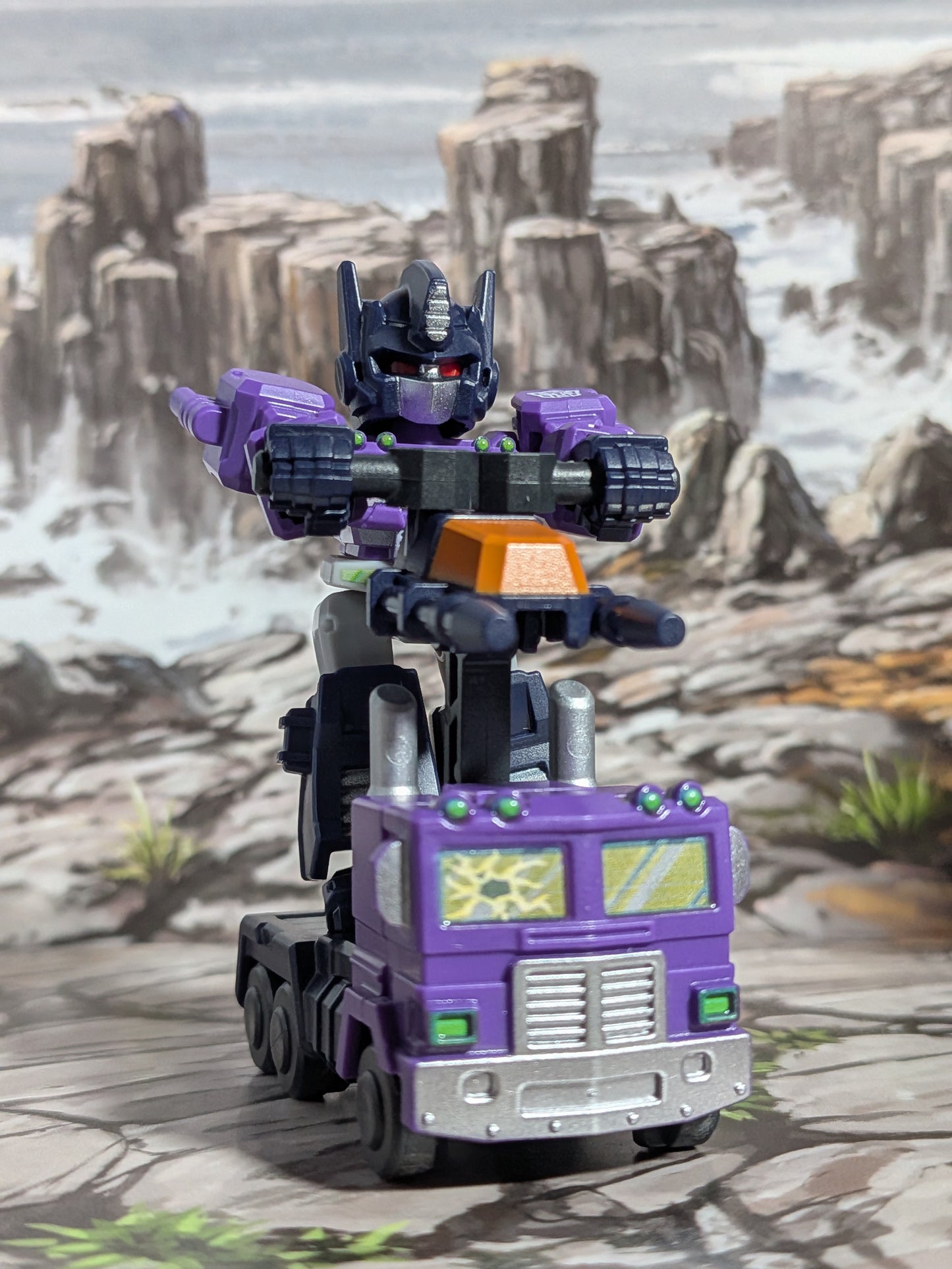 Blokees - Transformers - Shattered Glass Optimus Prime (Heavy Metal War) - Bundle Robot & Véhicule