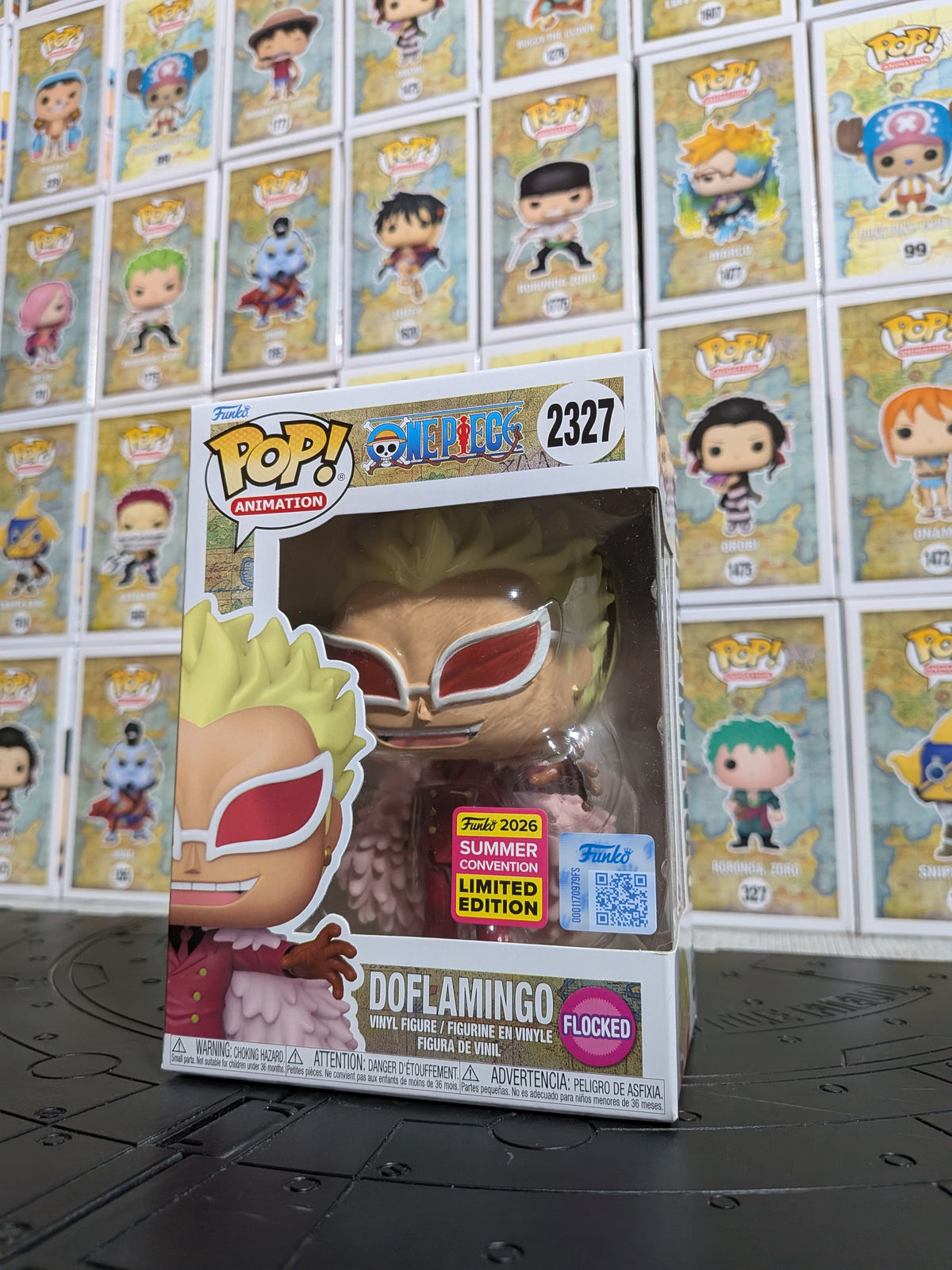 Funko Pop! One Piece #2327 - Donquixote Doflamingo (Summer Convention 2026 Limited Edition/Flocked)