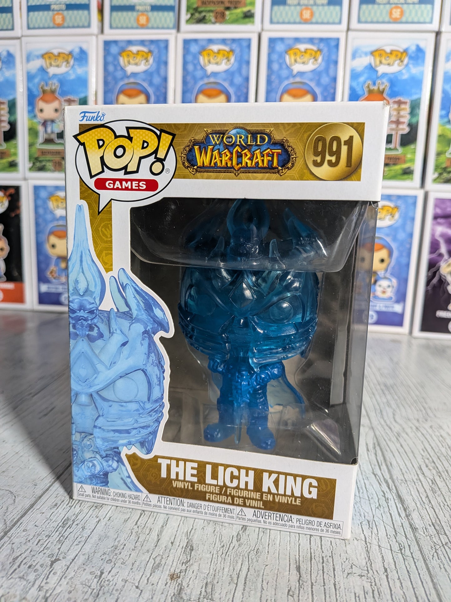 Funko Pop Games World of Warcraft #991 – Der Lichkönig (Geöffnet/Beschädigte Verpackung)