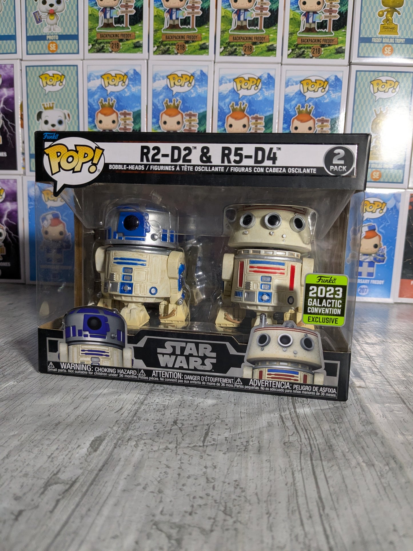 Funko pop : R2-D2 & R5-D4 (GC2023)