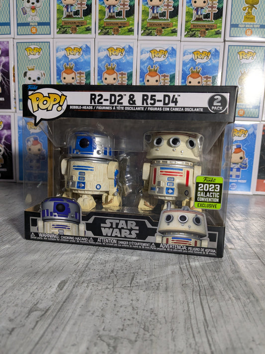 Funko pop : R2-D2 & R5-D4 (GC2023)