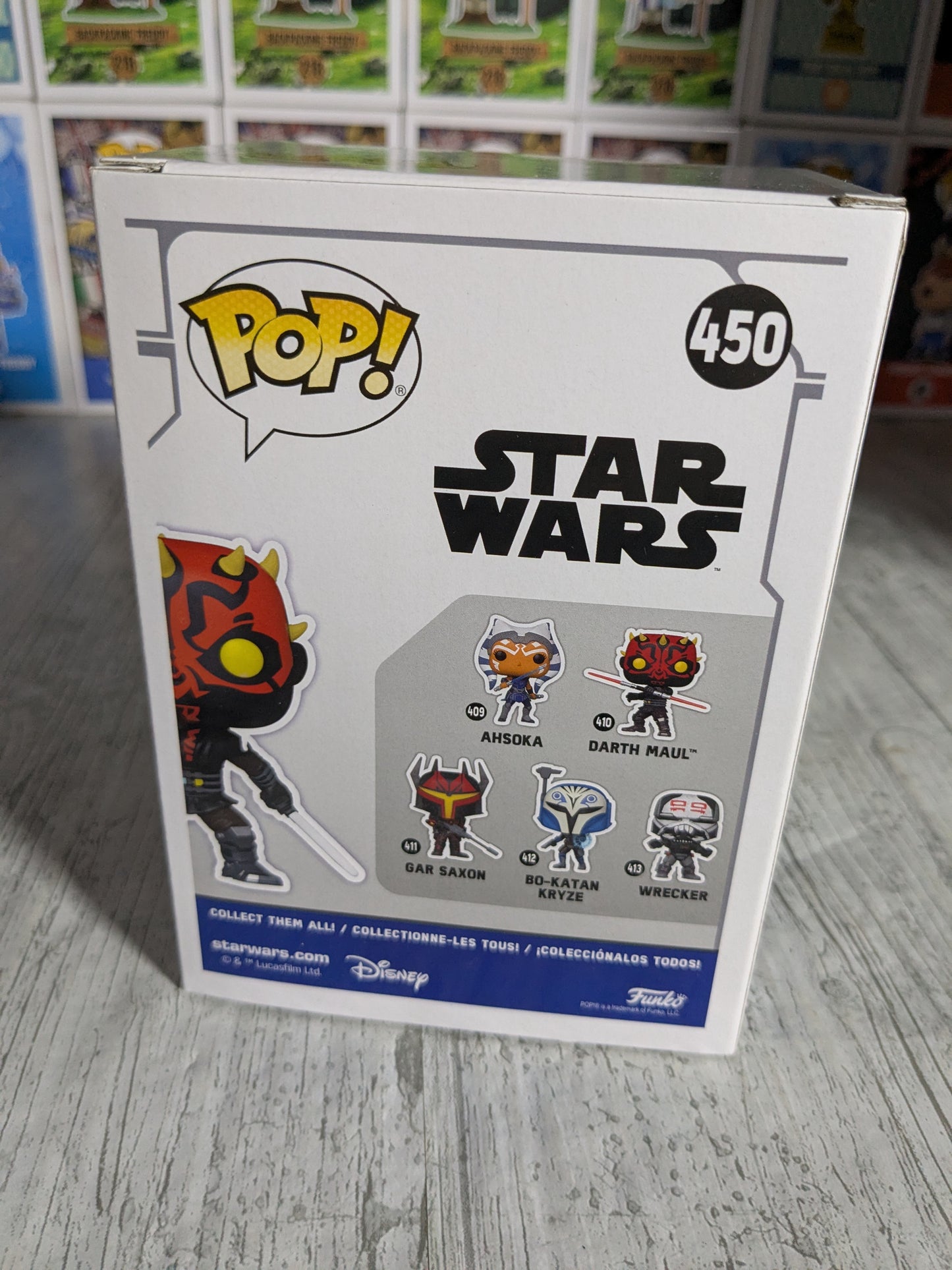 Funko pop 450 : Darth Maul (CCE/Damaged Box)