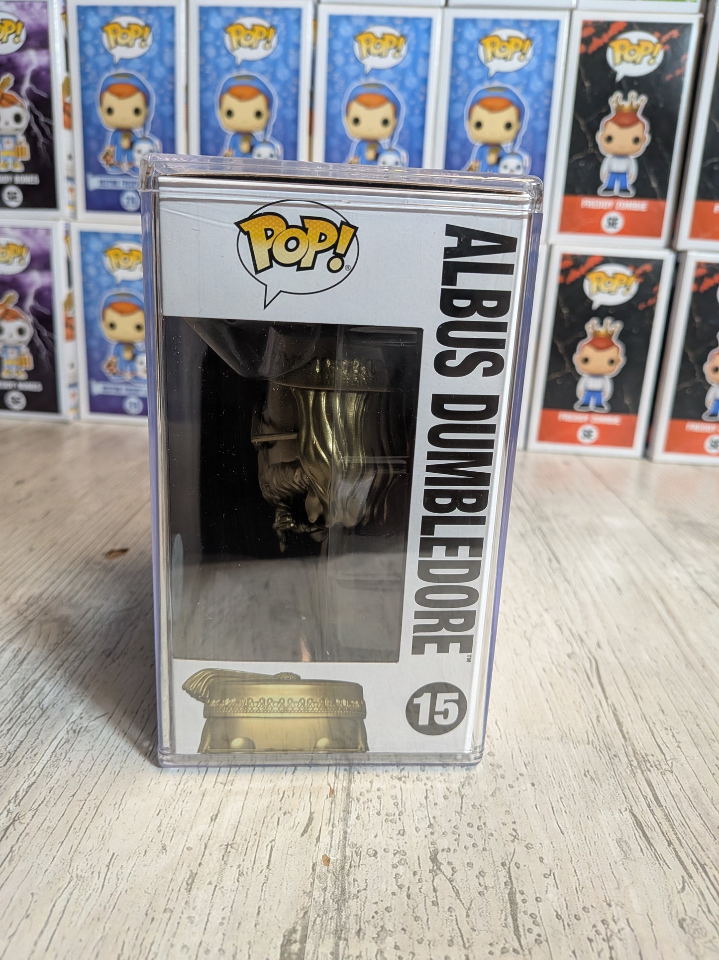 Loungefly - Harry Potter Hogwarts Schloss Mini Rucksack & Funko Pop 15 - Albus Dumbledore (Golden) 🪄