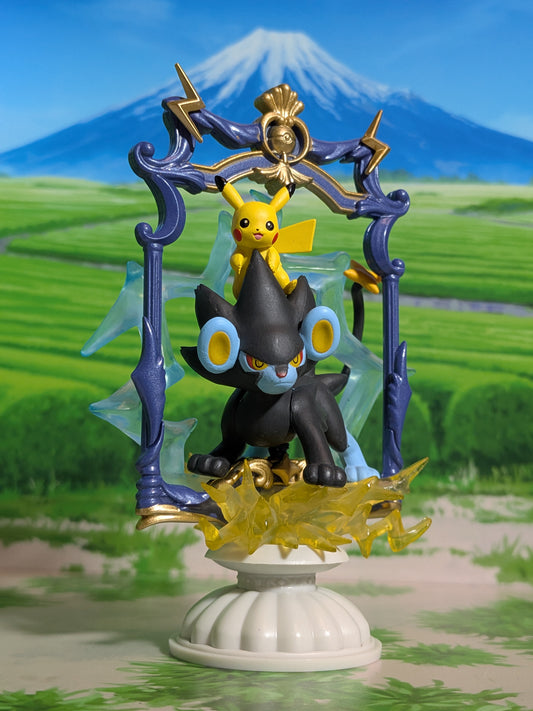 Re-Ment Pokémon - Pikachu & Luxray | Rentorar - Decorative Frame Collection 2