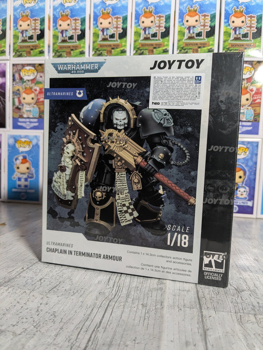 JoyToy Warhammer 40k - Ultramarines Chaplain in Terminator Armour (12cm)