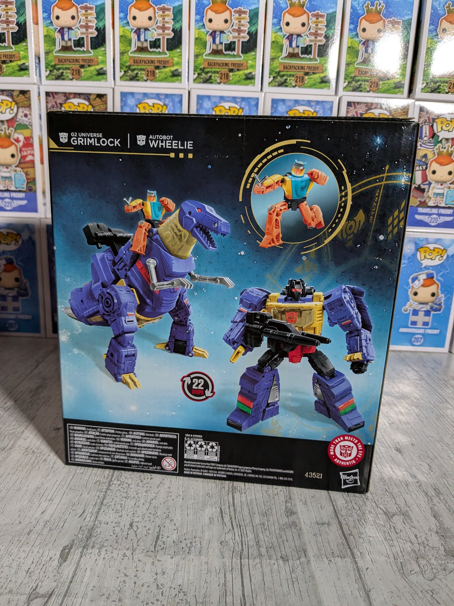 Hasbro Transformers Age of the Primes Leader Class - Grimlock &amp; Wheelie (19cm)