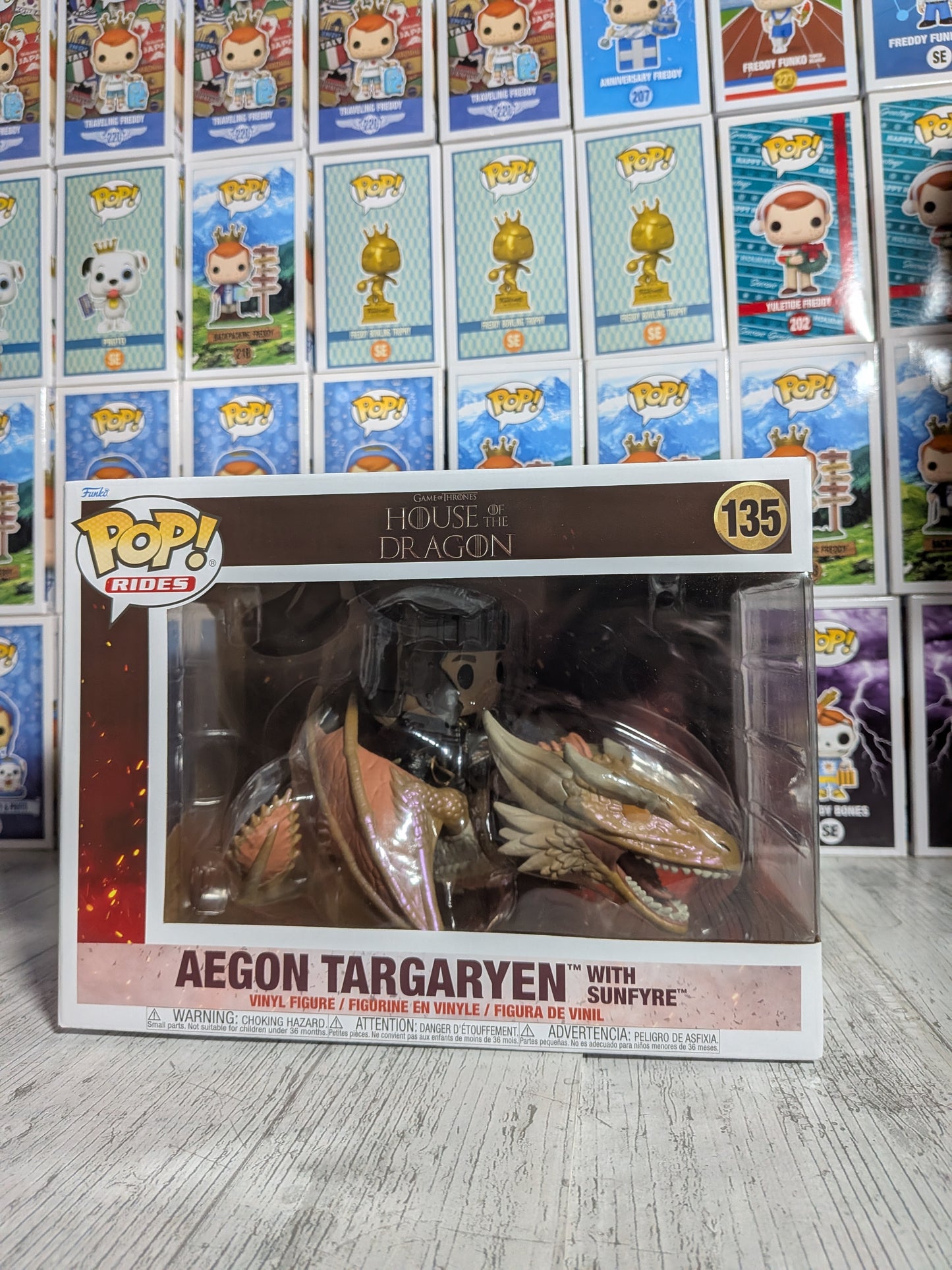 Funko Pop Rides Television #135 - Aegon Targaryen with Sunfyre