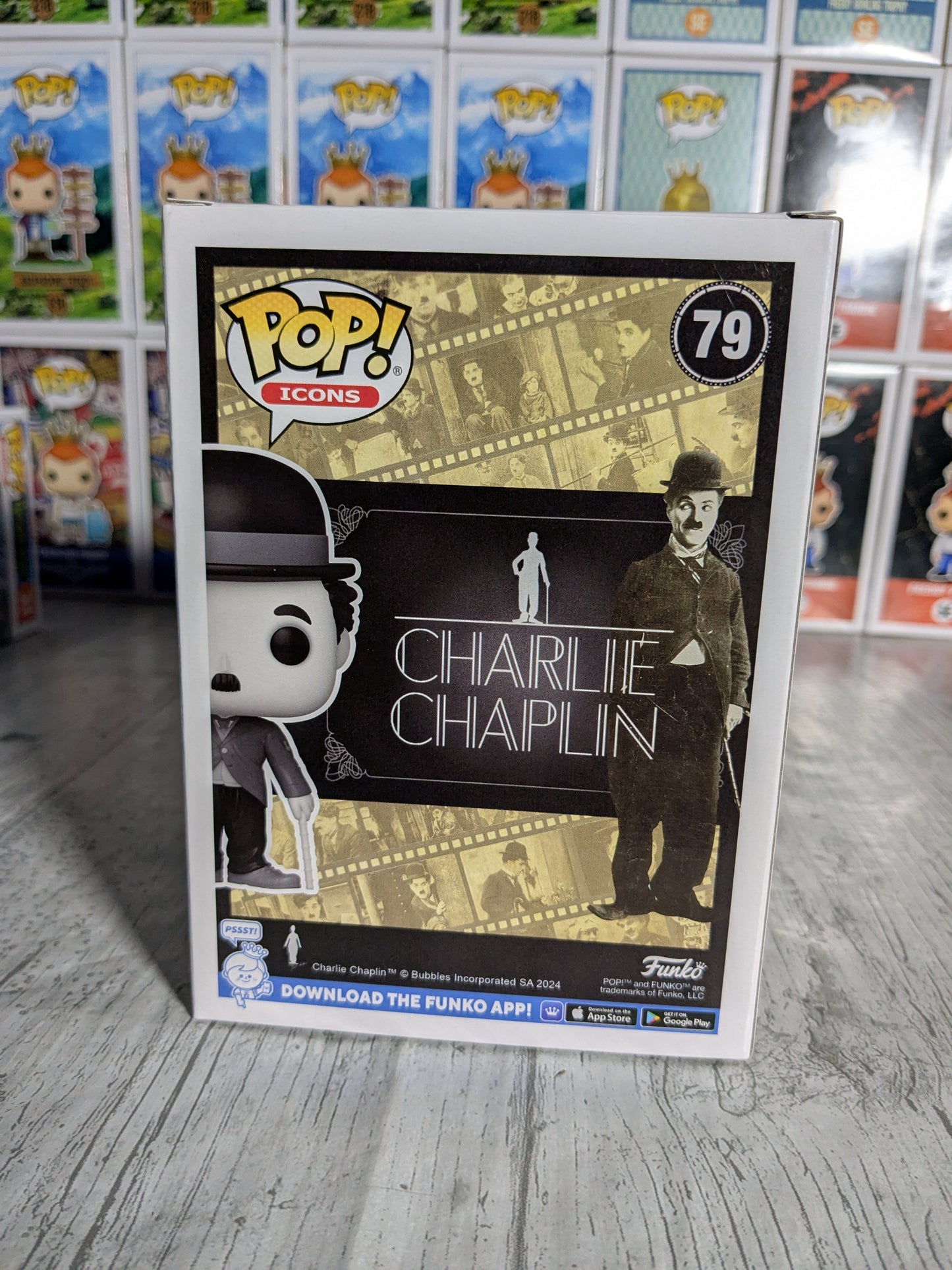 Funko pop 79 : Charlie Chaplin