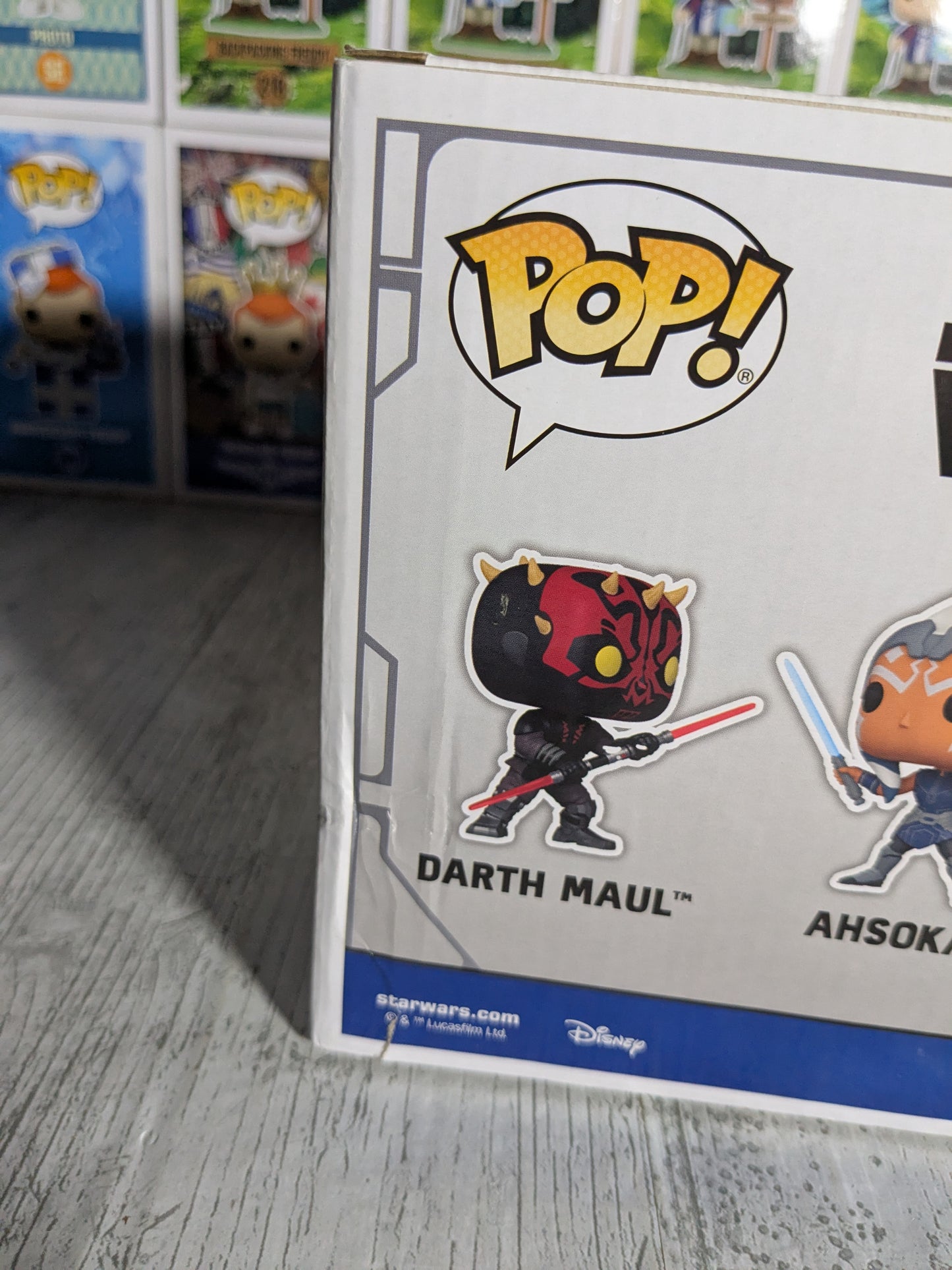 Funko pop : Darth Maul vs Ahsoka Tano (GameStop/Damaged Box)