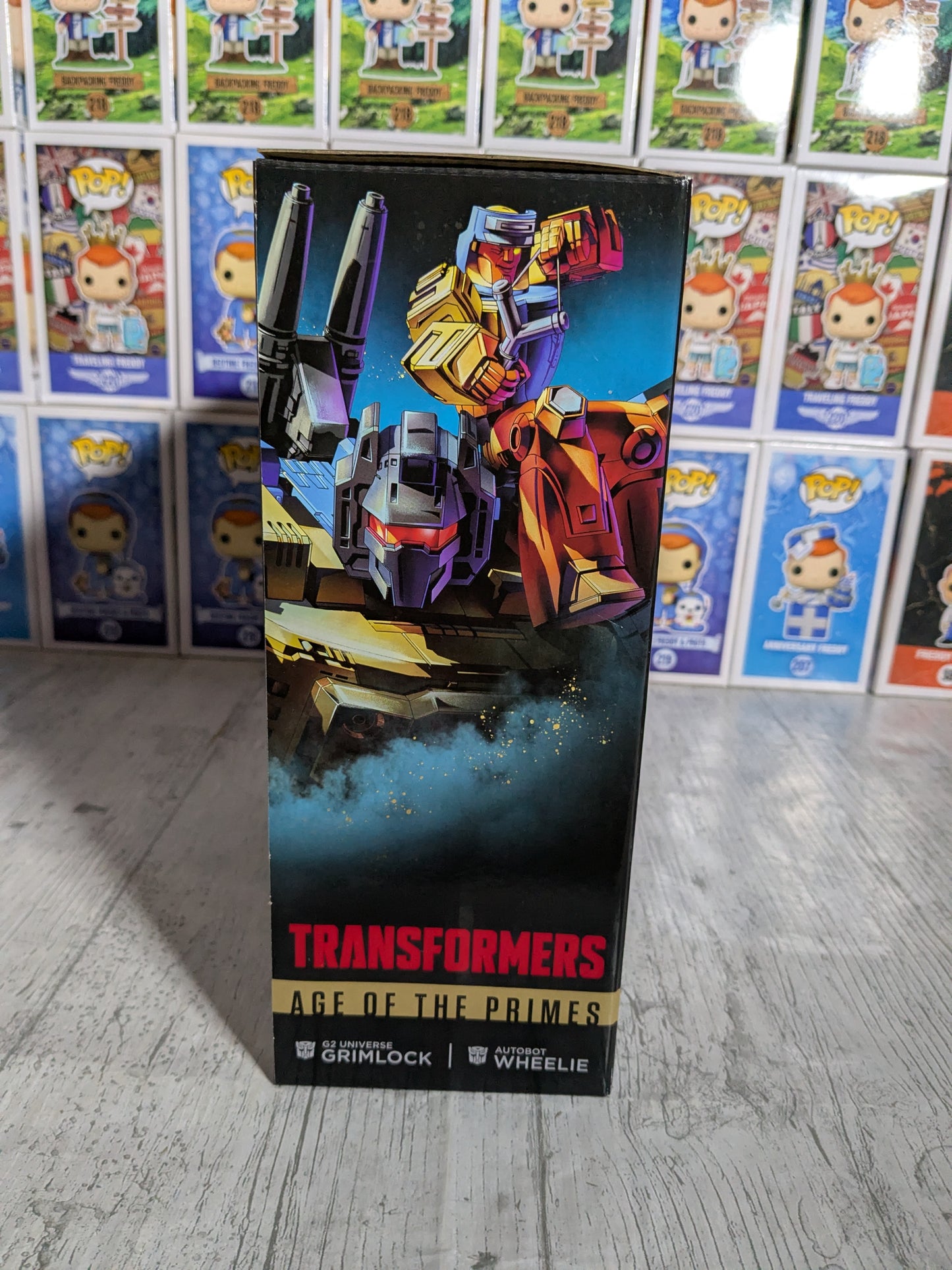 Hasbro Transformers Age of the Primes Leader Class - Grimlock &amp; Wheelie (19cm)