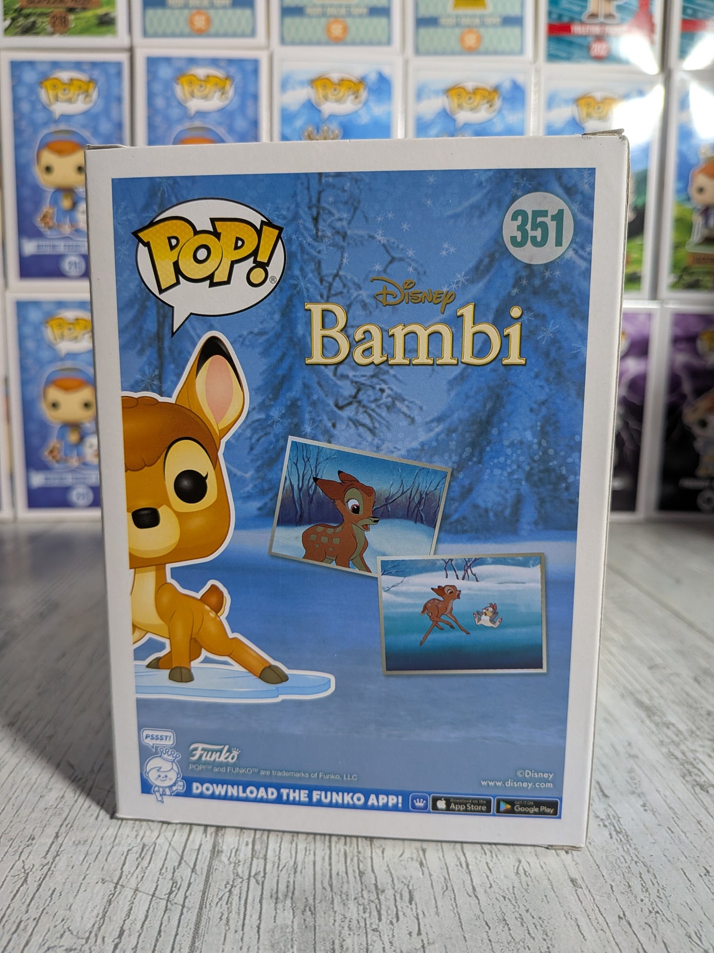 Funko pop Disney #351 - Bambi (Funko x Loungefly/3000 pezzi/scatola floccata/danneggiata)