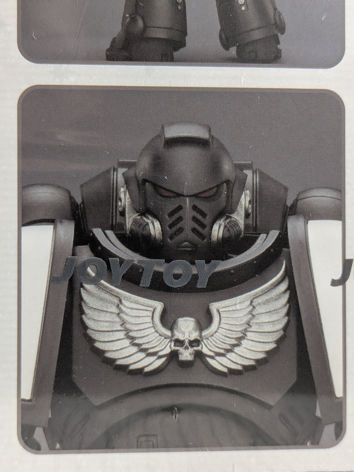 JoyToy Warhammer 40k - Space Marines Black Templars Intercessor (12.3cm)