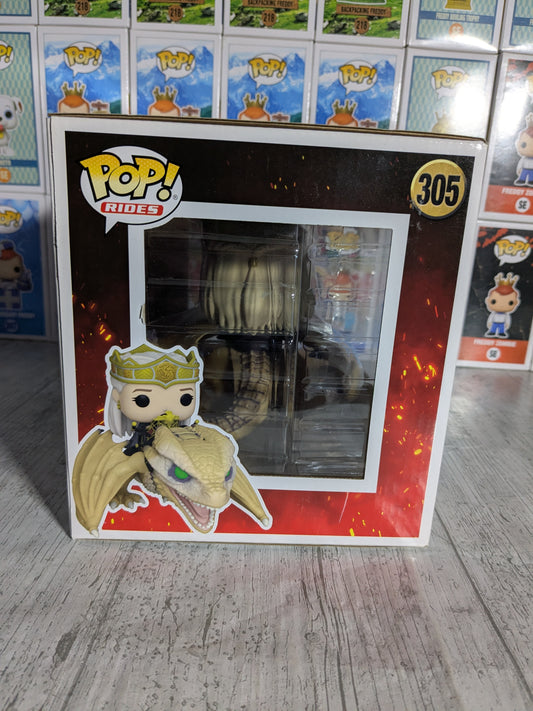 Funko pop House of the Dragon #305 - Queen Rhaenyra Targaryen with Syrax