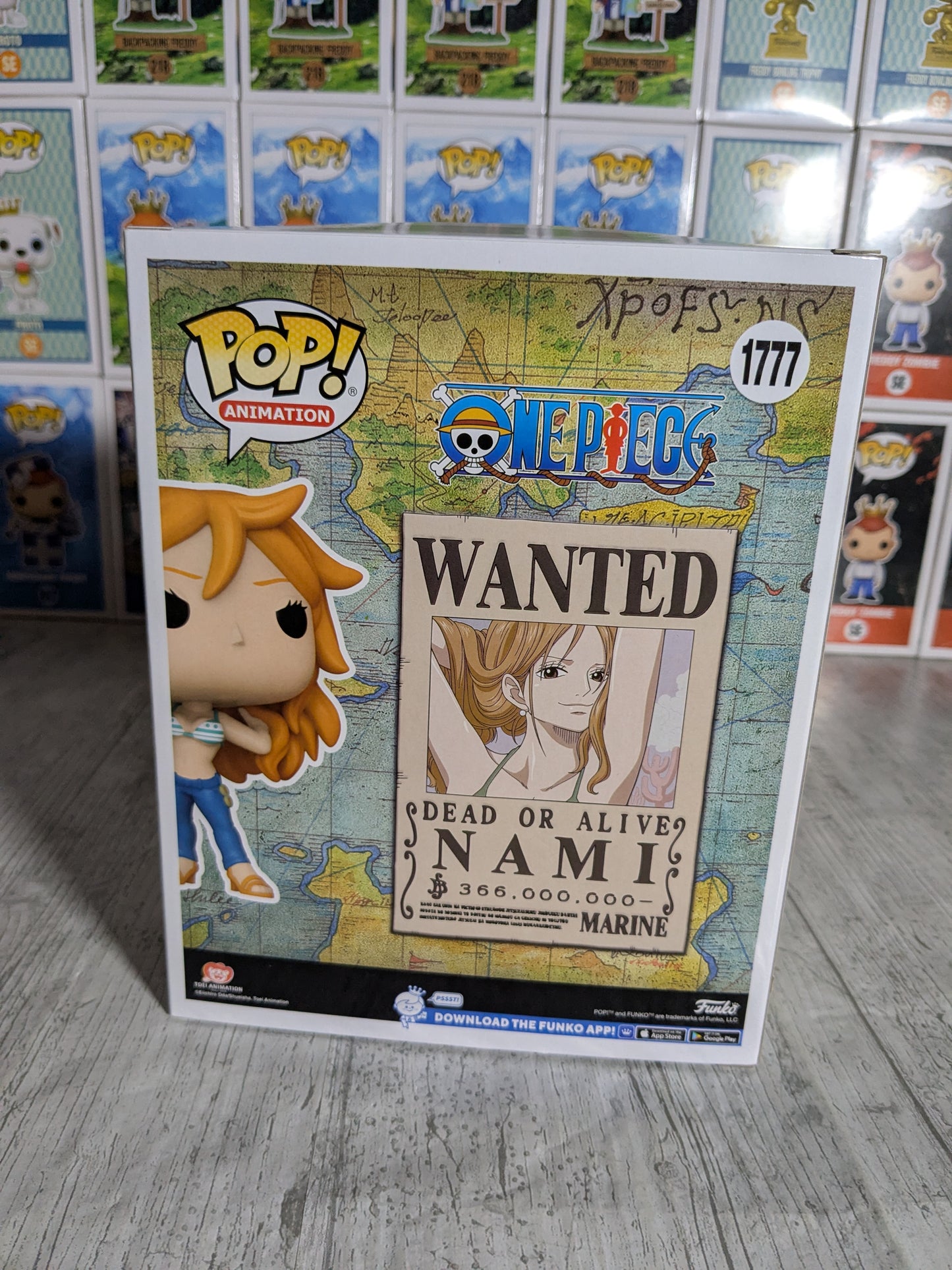 Funko pop 1777 : Nami Wanted Poster (Damaged box)