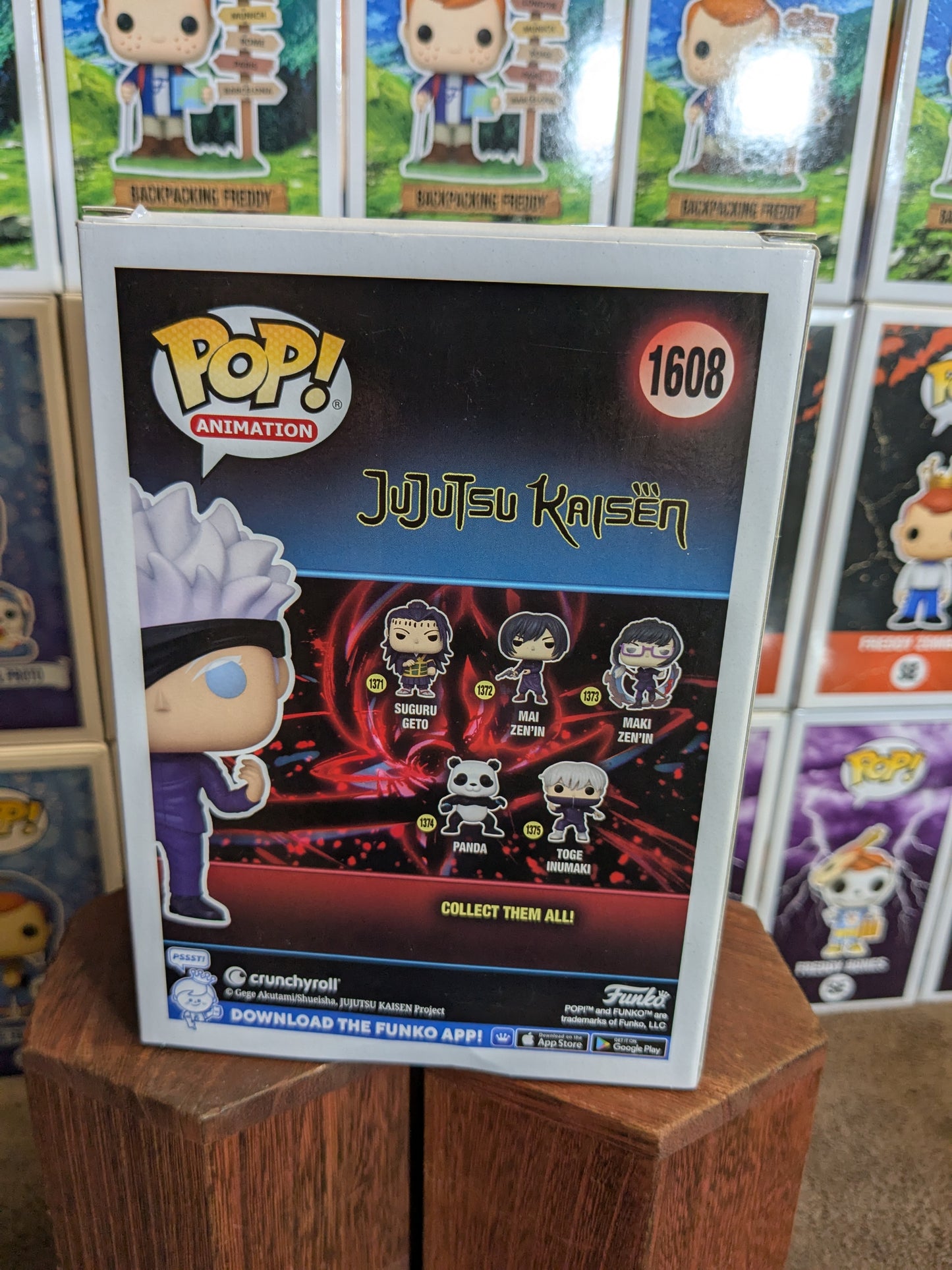 Funko pop 1608 : Satoru Gojo with Jogo's Head (SC2024)(Damaged Box/ Opened)
