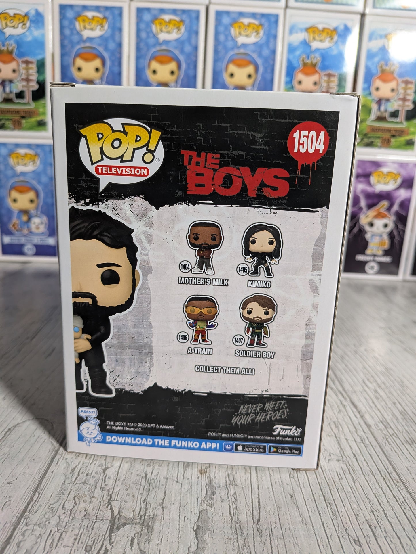 Funko pop The Boys #1504 - Billy Butcher with Laser Baby (NMG)