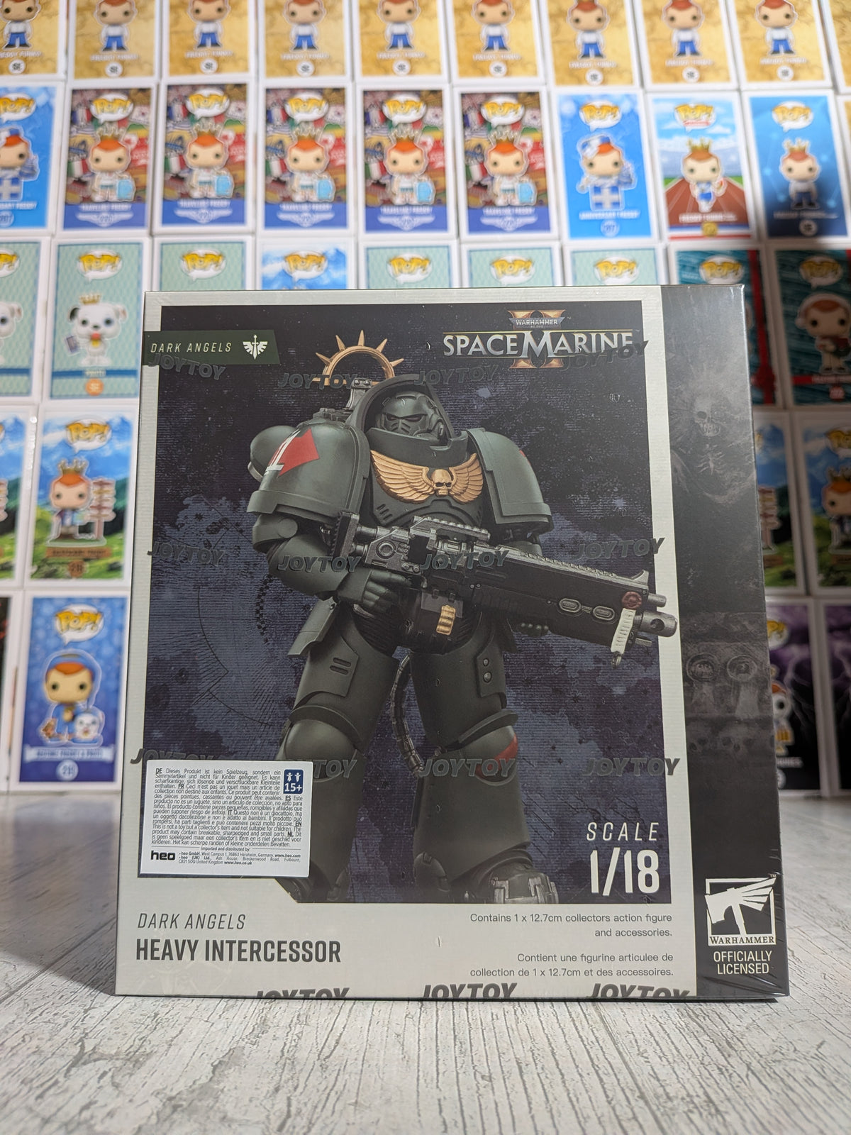 JoyToy Warhammer 40k: Space Marine 2 - Dark Angels Heavy Intercessor (12.7cm)