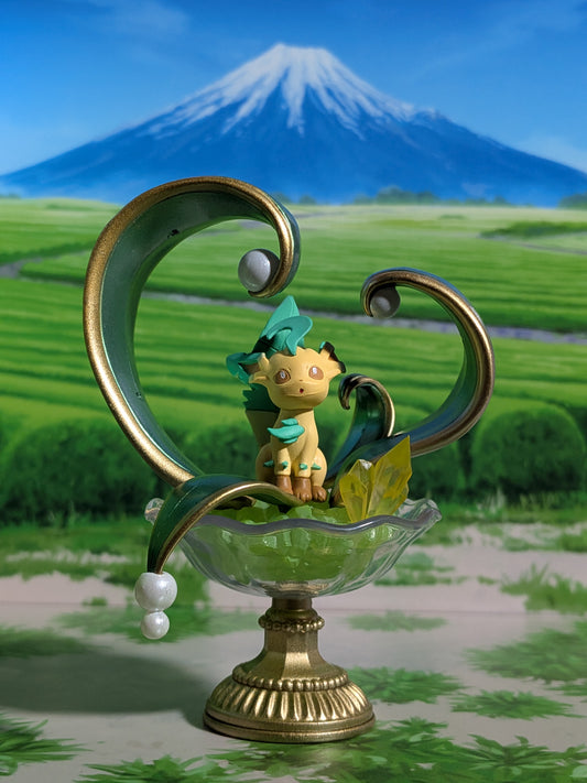 Re-Ment Pokémon - Phyllali / Leafeon - Gemstone Shining Miracle