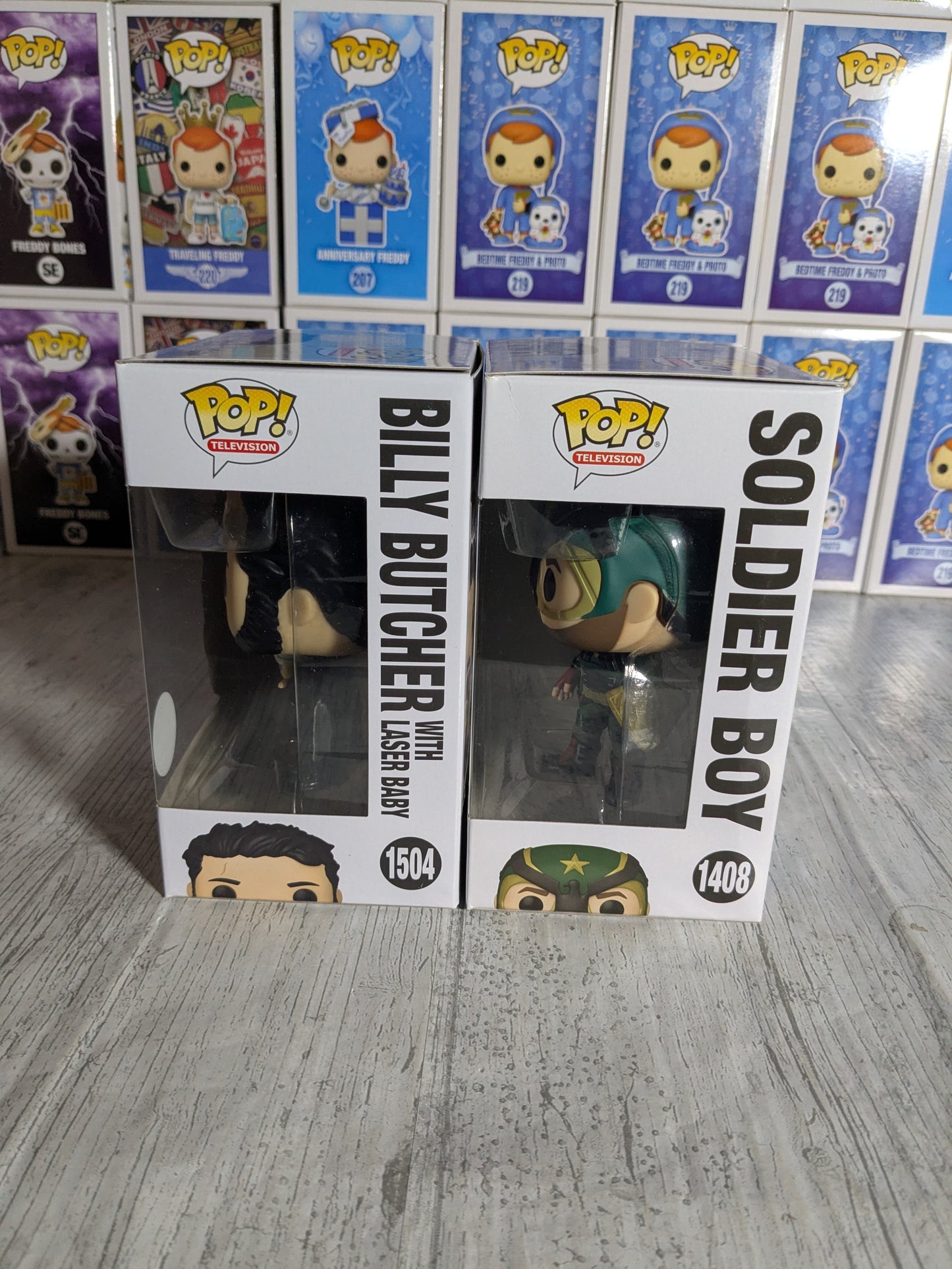 Funko pop The Boys - Billy Butcher & Soldier Boy (Glow/Bundle)