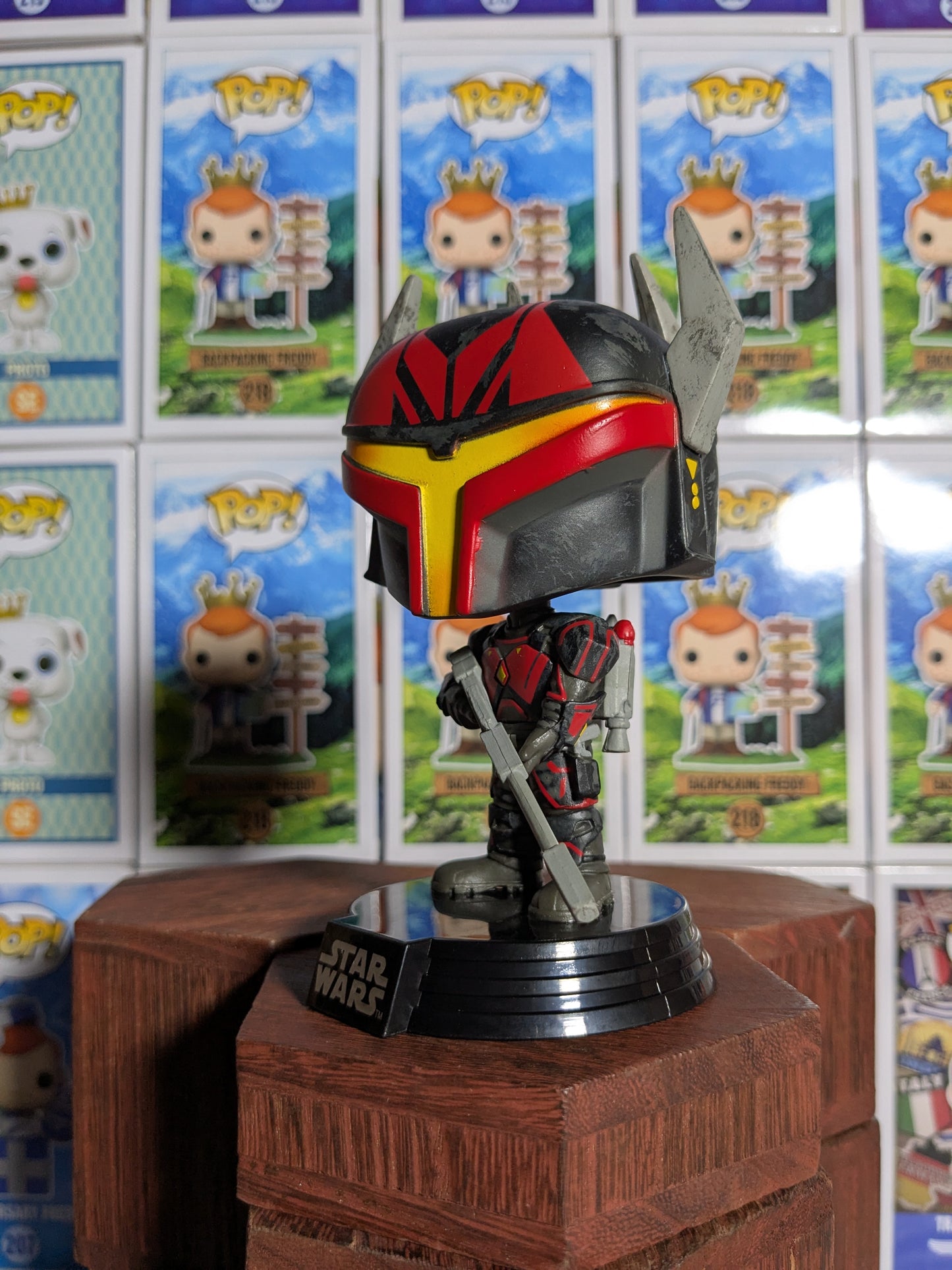 Funko pop : Darth Maul & Gar Saxon (Glow/Damaged Box/Opened)