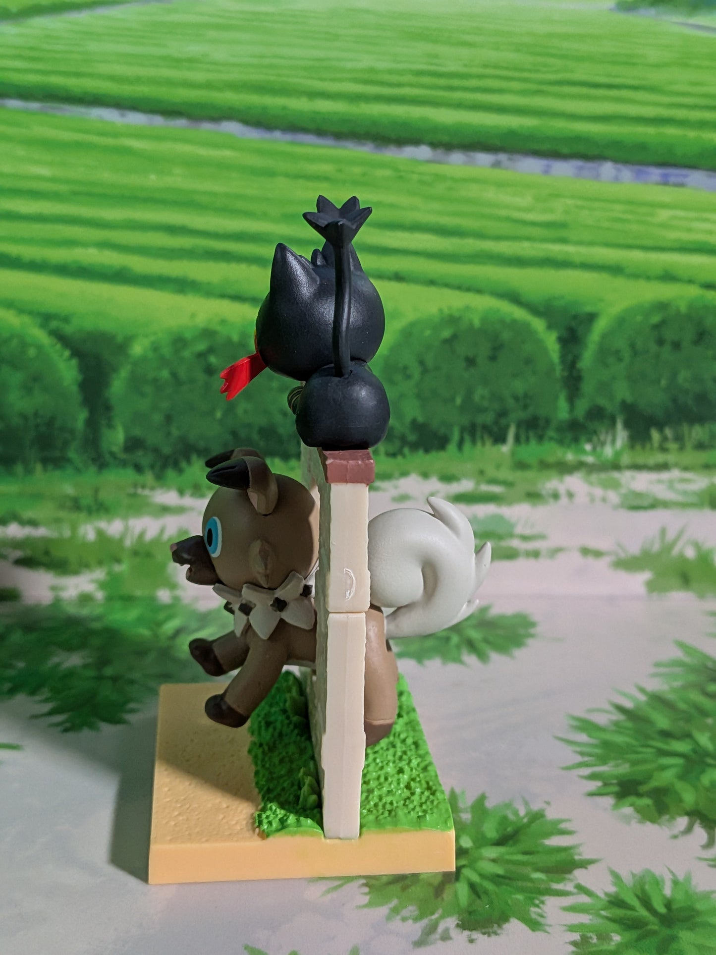 Re-Ment Pokémon - Flamiaou & Rocabot | Litten & Rockruff | Nyabby & Iwanko - Welcome Home Collection