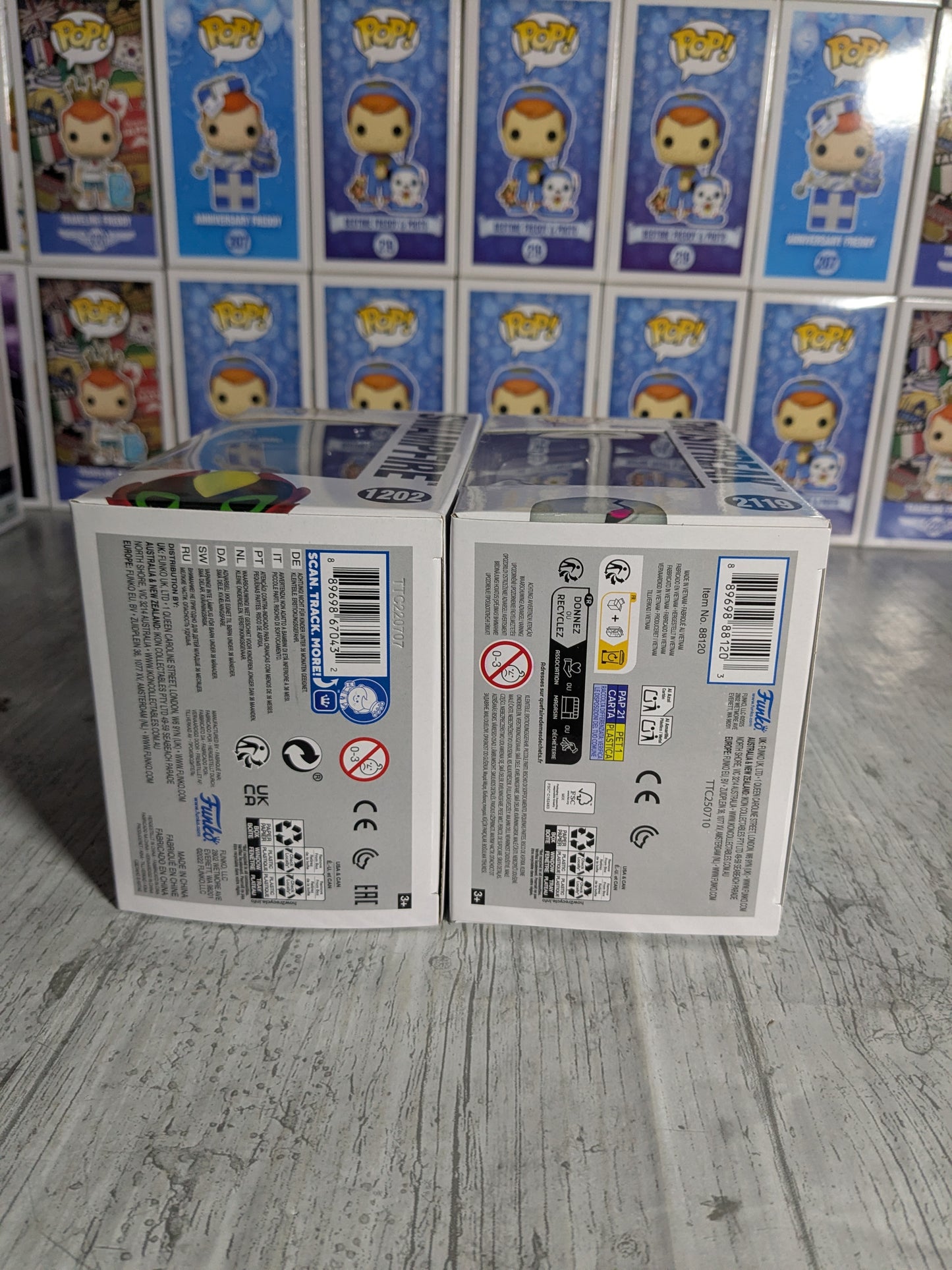 Funko pop Ben 10 / Ben 10 Alien Force - Swampfire & Ghostfreak (Bundle)