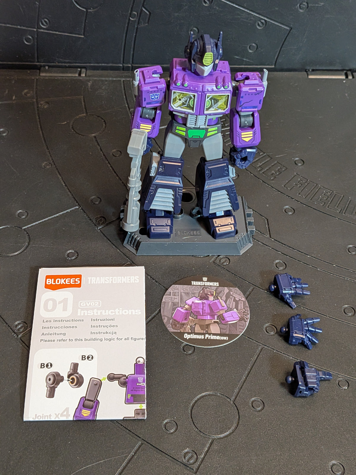 Blokees - Transformers Galaxy Version 02 - Optimus Prime (IDW / Shattered Glass Version) (~10-12cm)