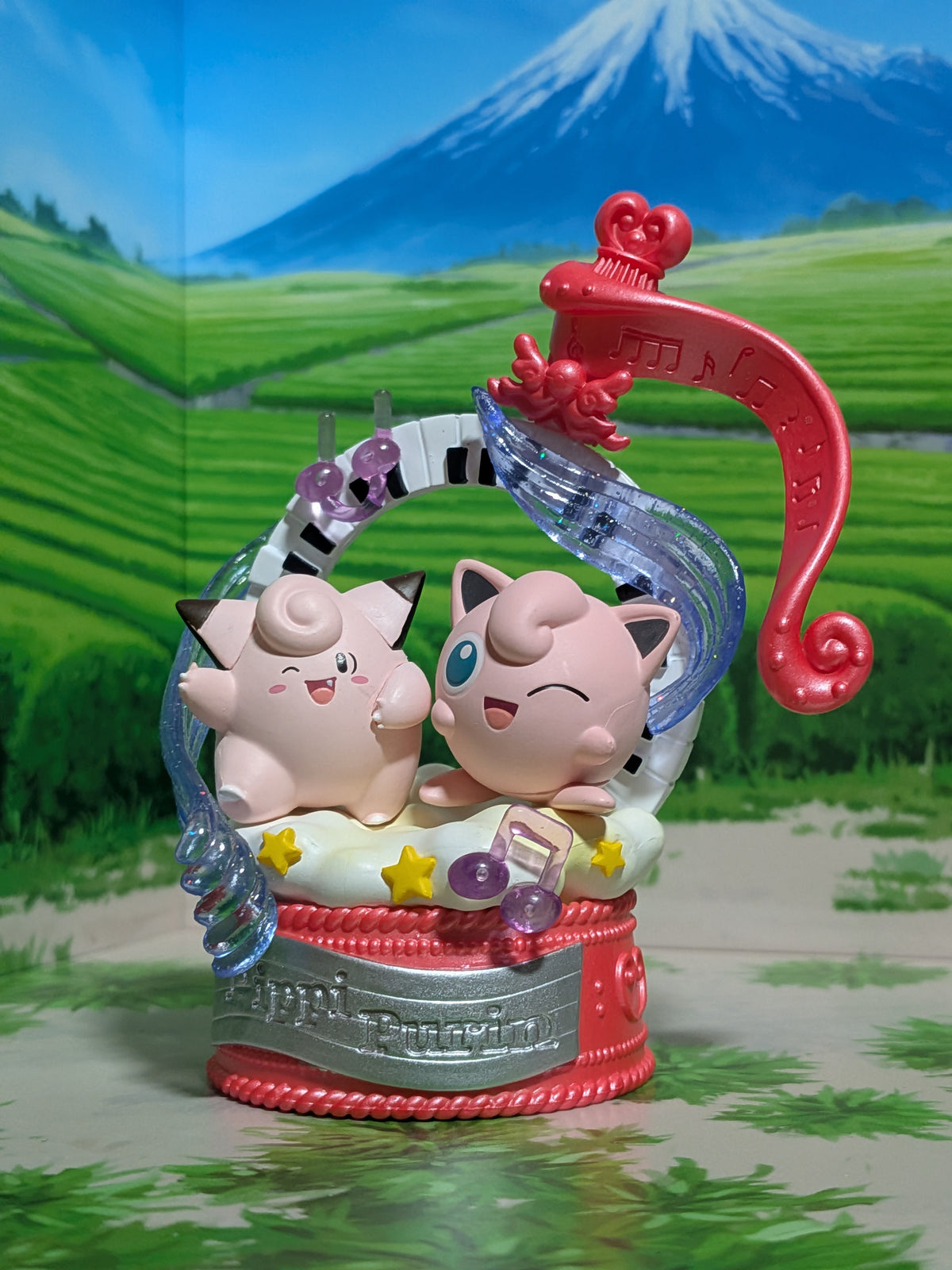 Re-Ment Pokémon Pop Melody Collection - Mélofée & Rondoudou / Clefairy & Jigglypuff (~10 cm)