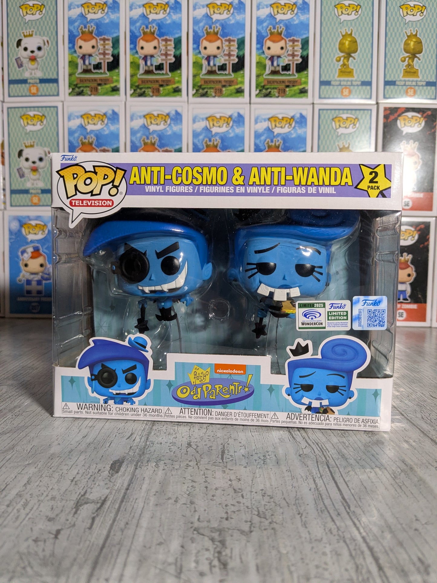 Funko pop Fairly Odd Parents - Anti-Cosmo & Anti-Wanda (Wondercon/WC2025)