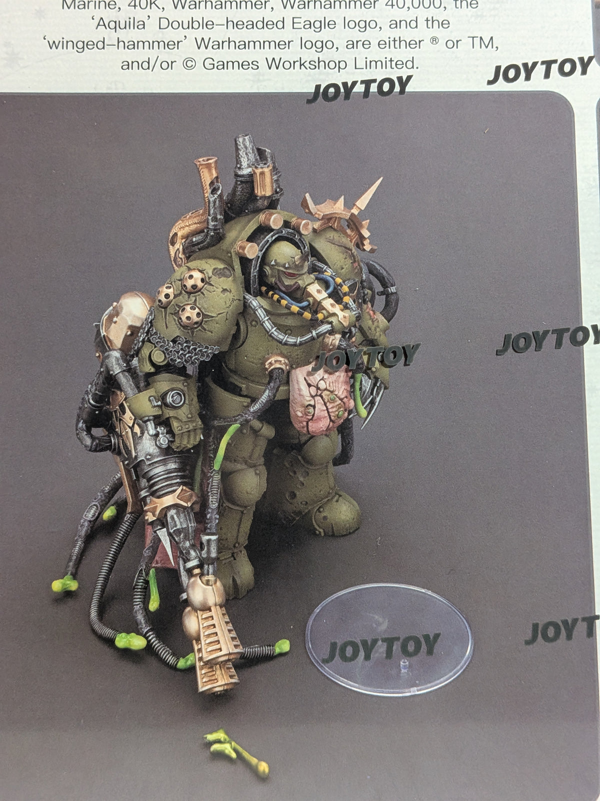 JoyToy Warhammer 40k - Death Guard Lord of Virulence (14.2cm)
