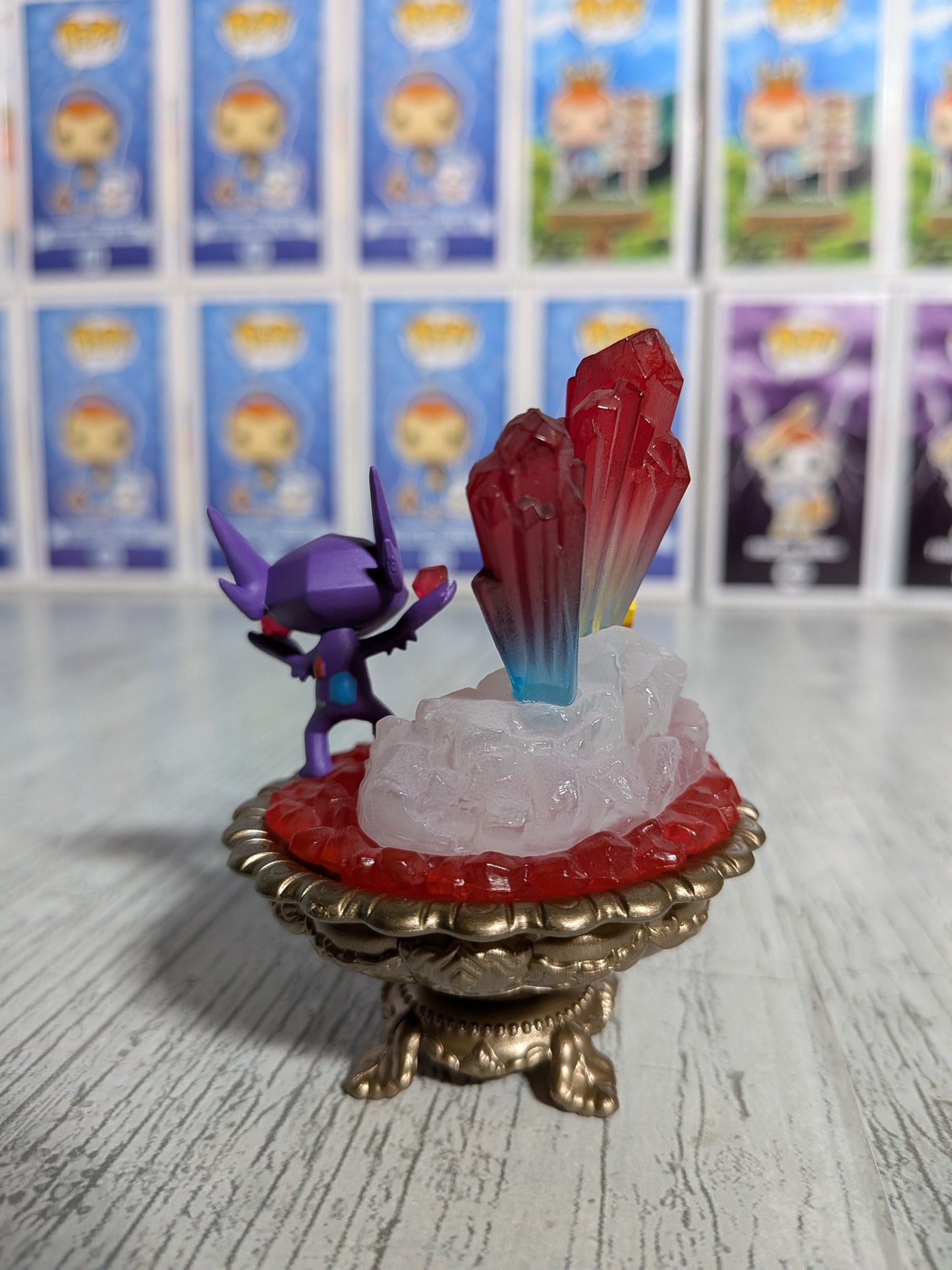 Re-Ment Pokémon Gemstone Collection 2 - Pikachu & Ténéfix | Sableye (~10cm)