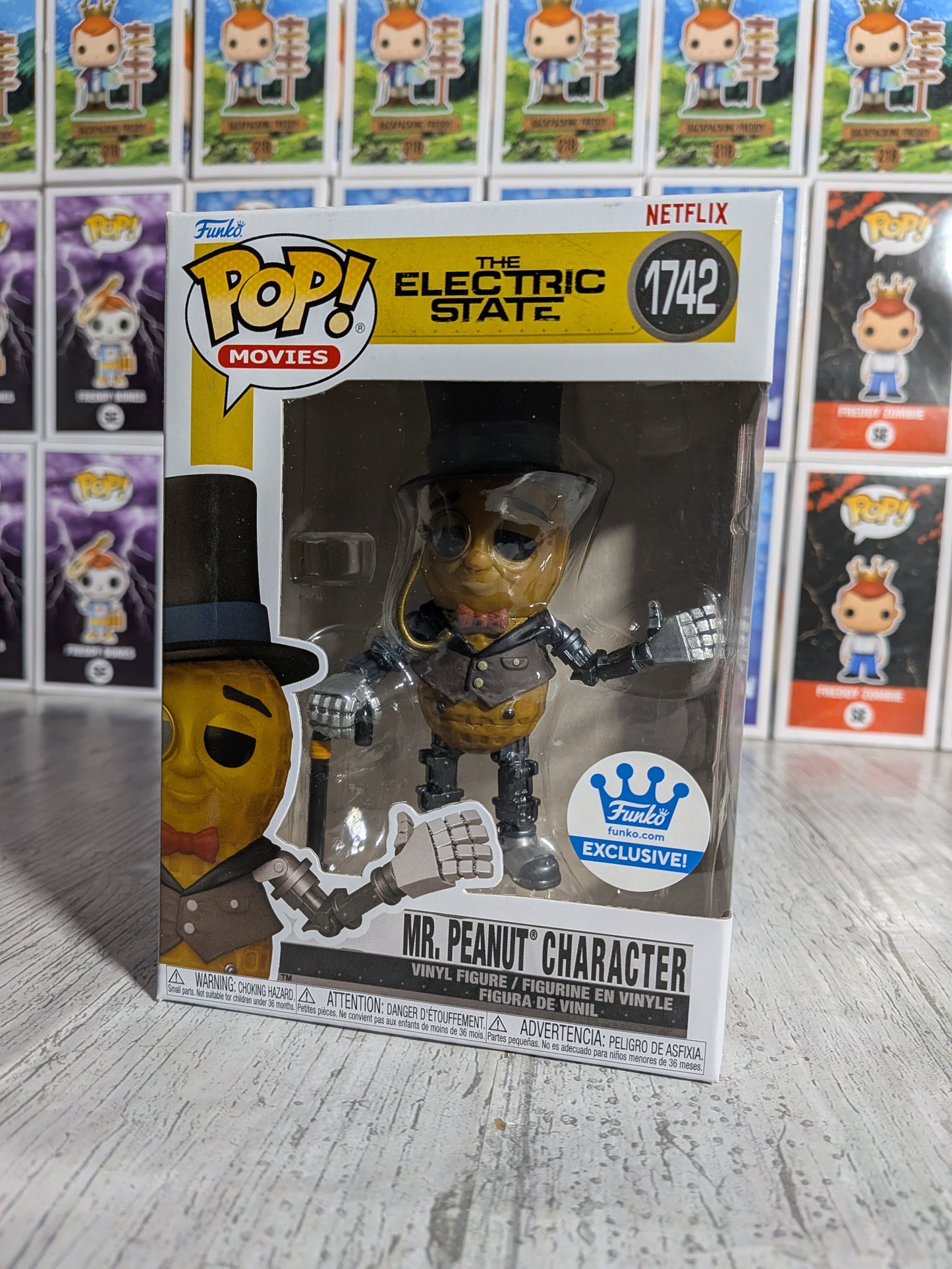 Funko Pop The Electric State #1742 – Mr. Peanut Figur