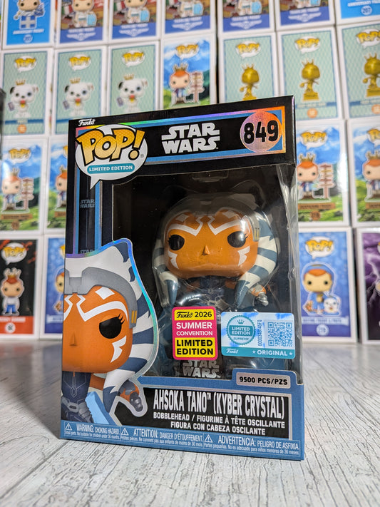 Funko Pop! Star Wars #849 - Ahsoka Tano (Kyber Crystal) (SC2026/9500PCS)