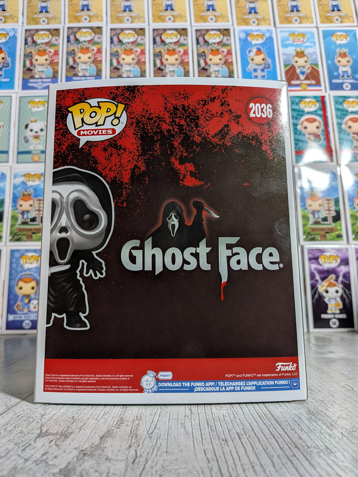 Funko Pop! Movies VHS Cover #2036 - Ghost Face (Metallic)