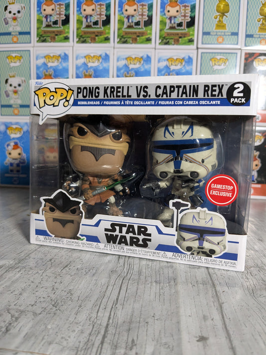 Funko pop : General Pong Krell vs Captain Rex (GameStop)