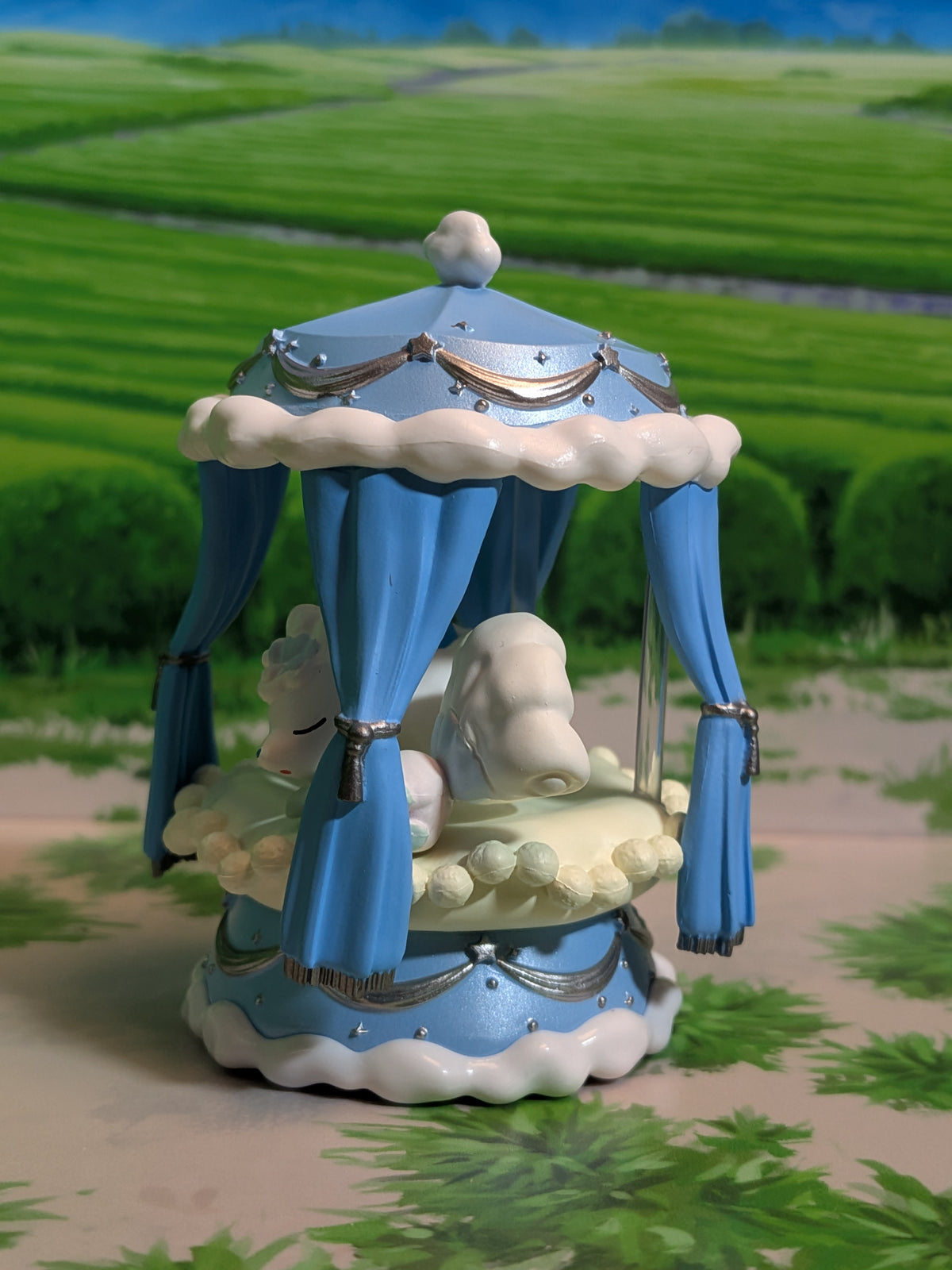 Re-Ment Pokémon Nighty Night Collection - Tylton & Goupix d'Alola / Swablu & Alolan Vulpix (~10cm)
