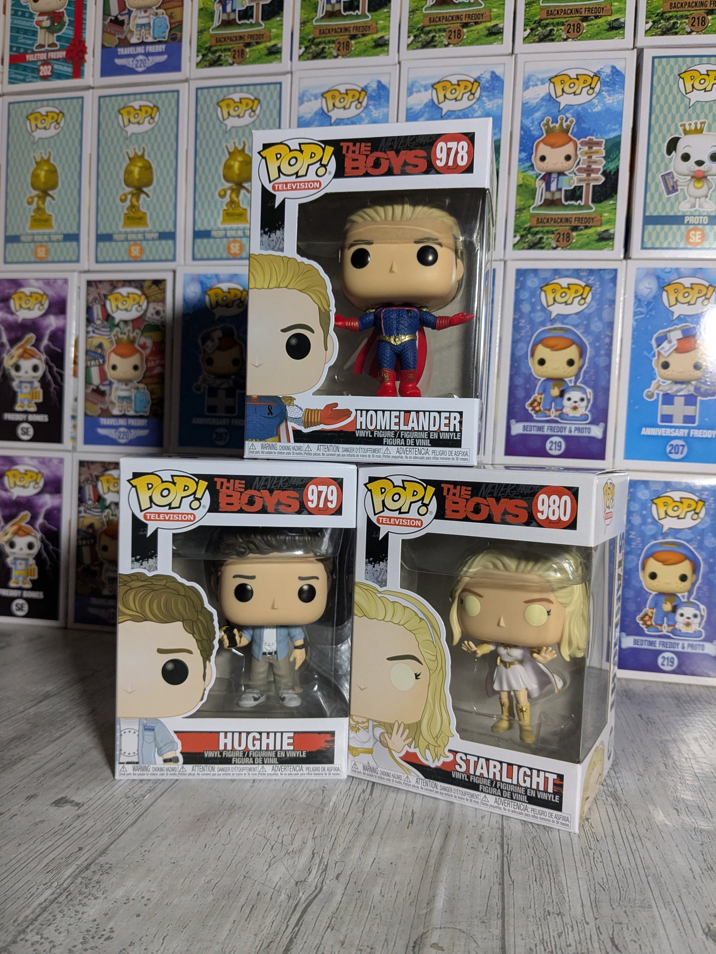 Funko pop The Boys - Homelander / Hughie / Starlight (Bundle)