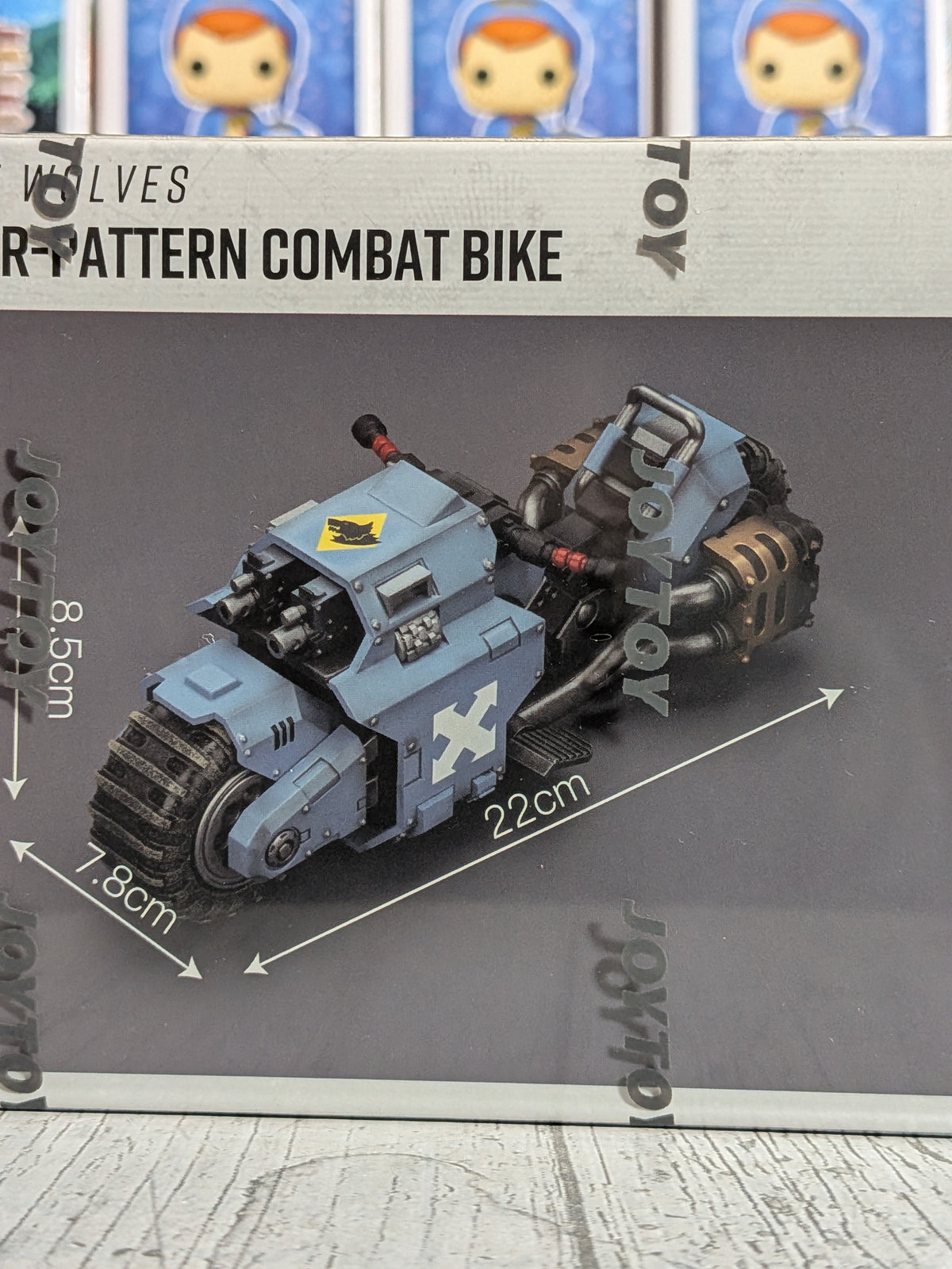 JoyToy Warhammer 40k - Space Wolves Raider-Pattern Combat Bike (22cm)