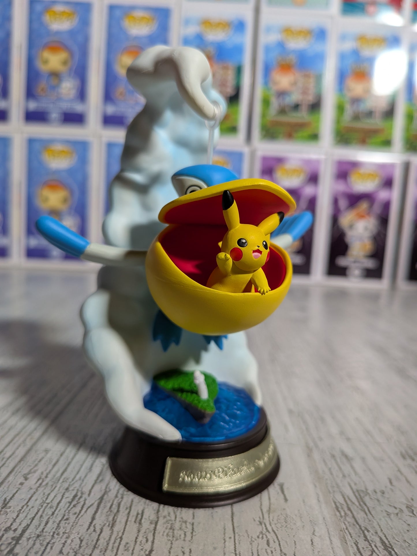Re-Ment Pokémon Swing Vignette Collection Vol.3 - Pikachu & Bekipan | Pelipper (~10cm)