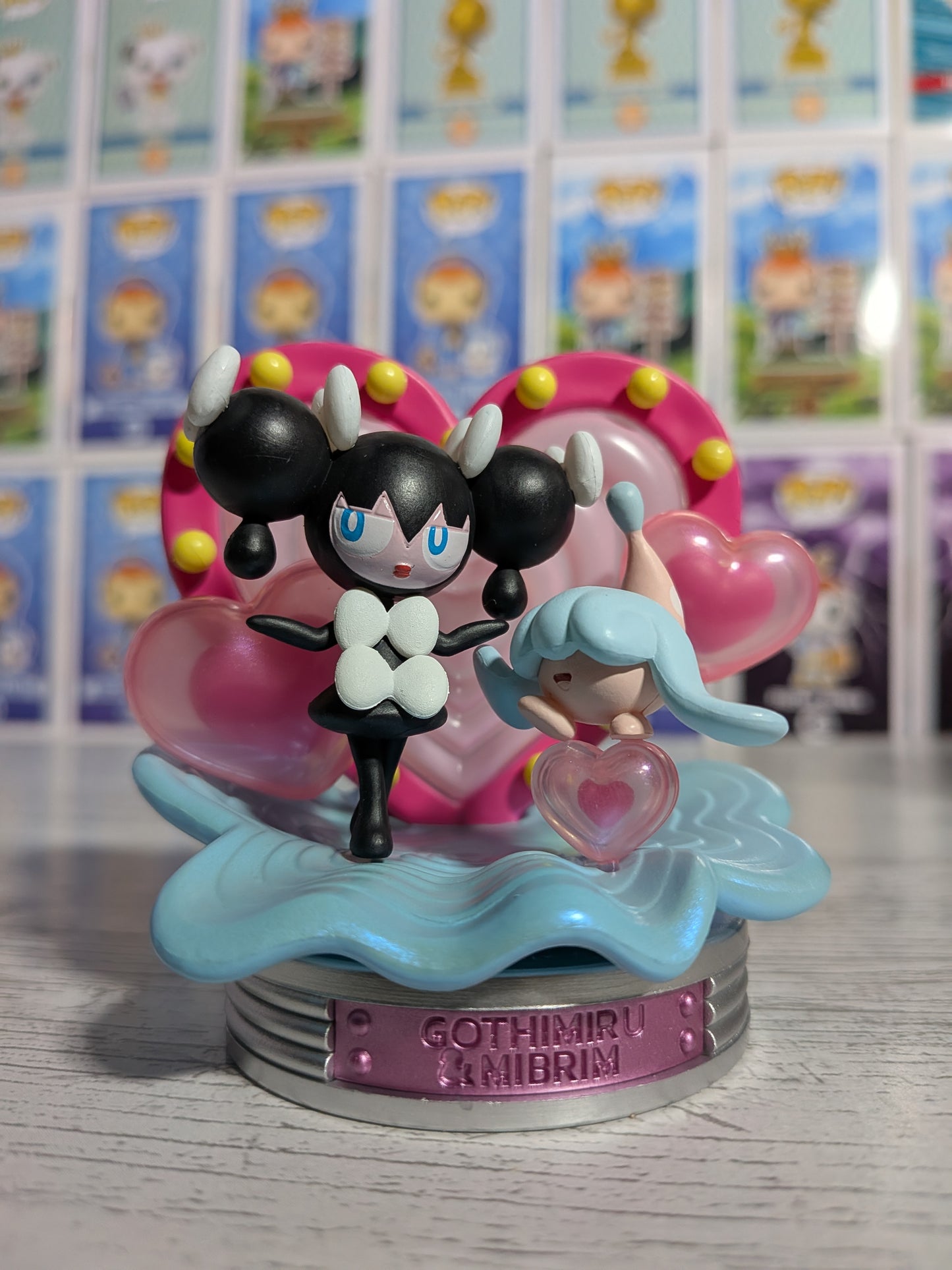 Re-Ment Pokémon - Mesmerella / Gothorita & Bibichut / Hatenna - Neon Party