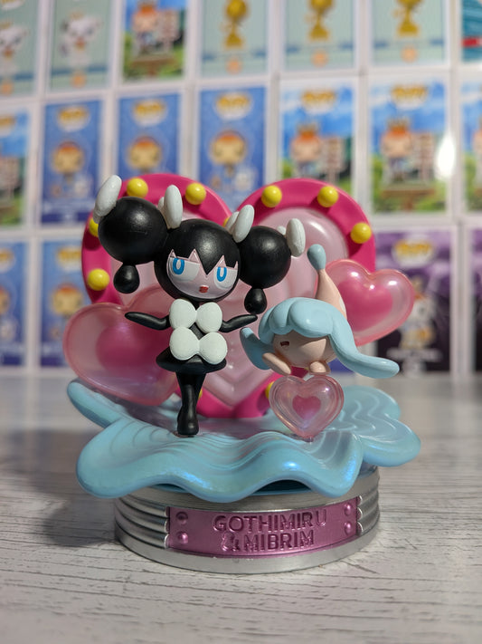 Re-Ment Pokémon - Mesmerella / Gothorita & Bibichut / Hatenna - Neon Party