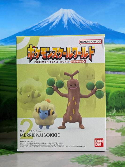 Pokémon Scale World Johto - Wattouat & Simularbre | Mareep & Sudowoodo (Nuovo)
