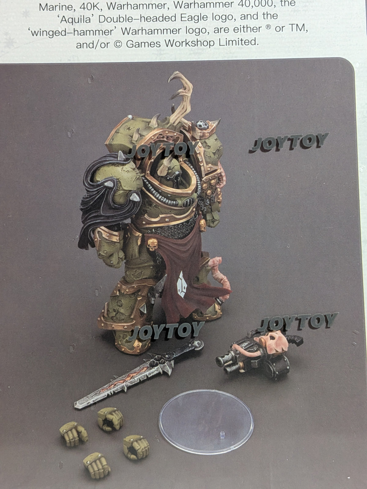 JoyToy Warhammer 40k - Death Guard Blightlord Terminator 3 (14.2cm)