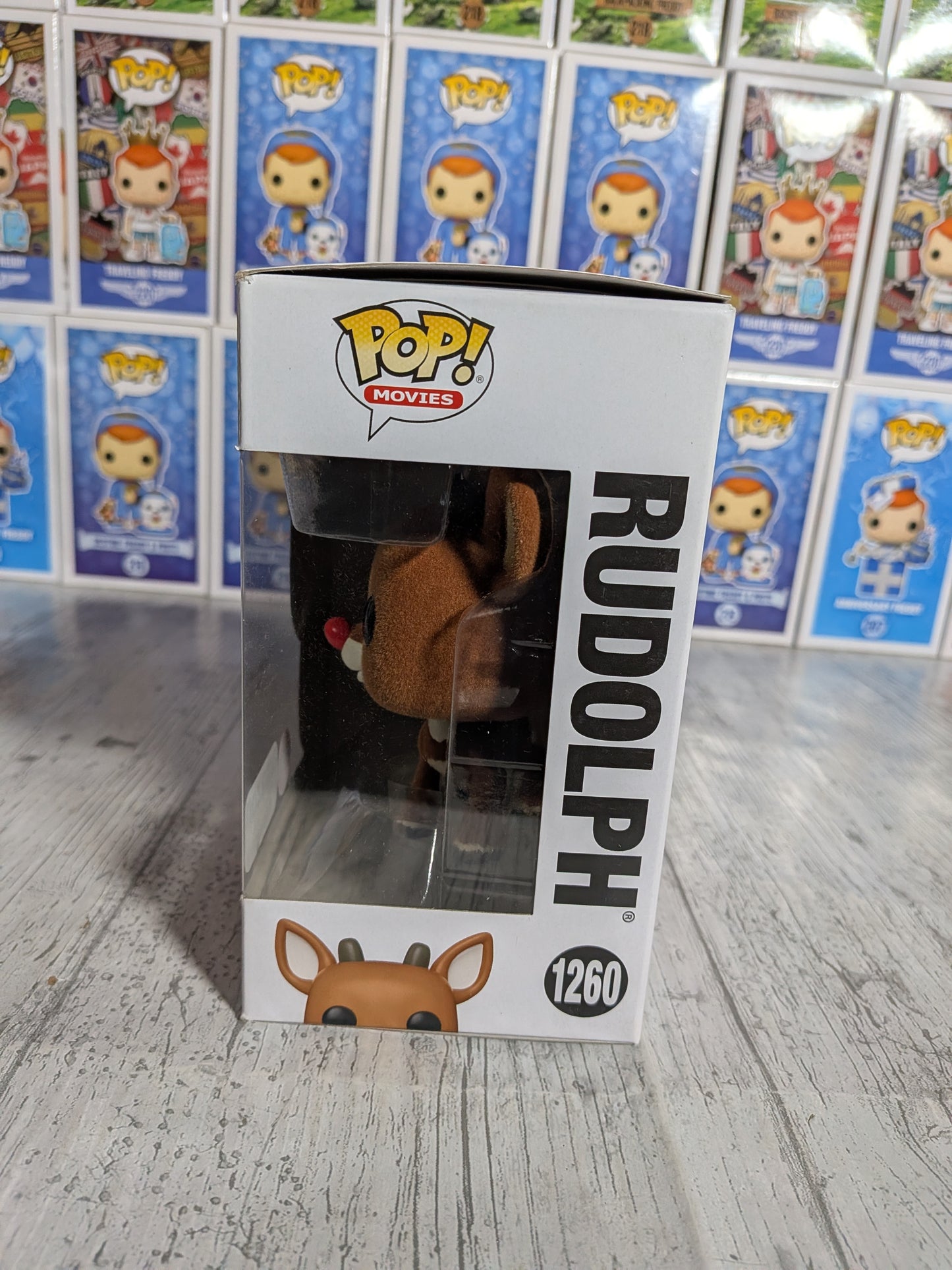 Funko Pop Rudolph the Red-Nosed Reindeer #1260 - Rudolph (AE/Beflockt)