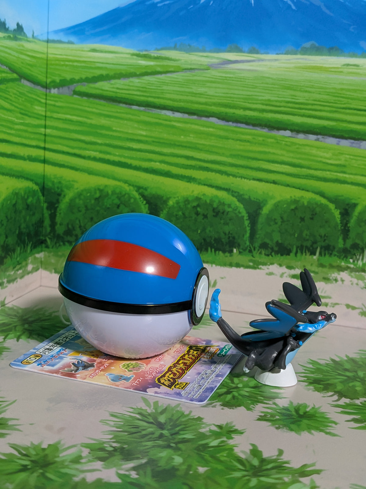 Shokugan: Pokémon Get & Gum - Blazing Sky Illusion - Méga-Dracaufeu X & Super Ball (Environ 3 cm)