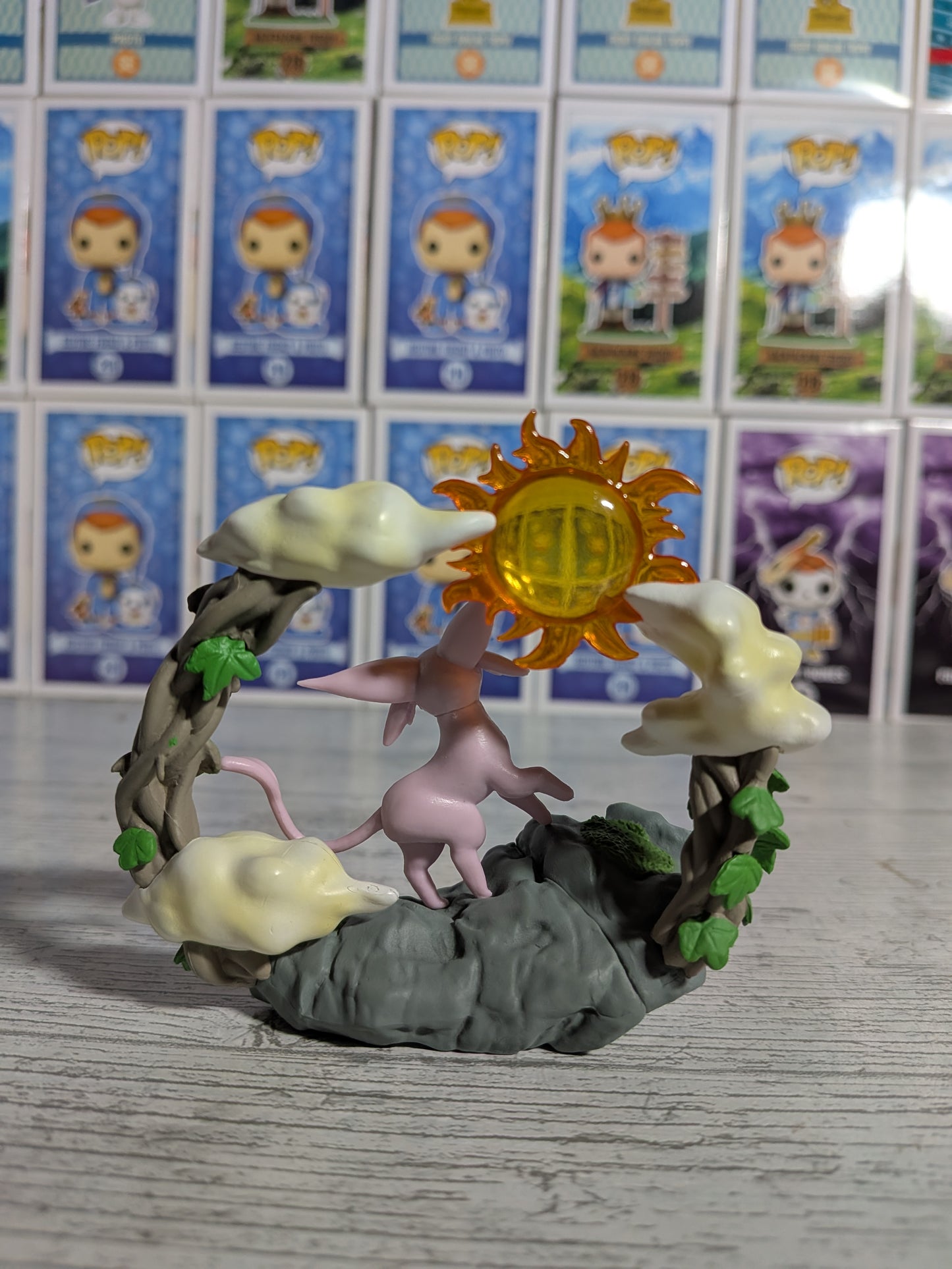 Re-Ment Pokémon - Mentali / Espeon - Circular Diorama