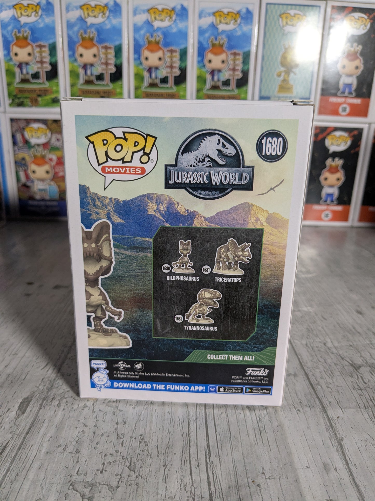 Funko pop 1680 : Dilophosaurus (Fossil)